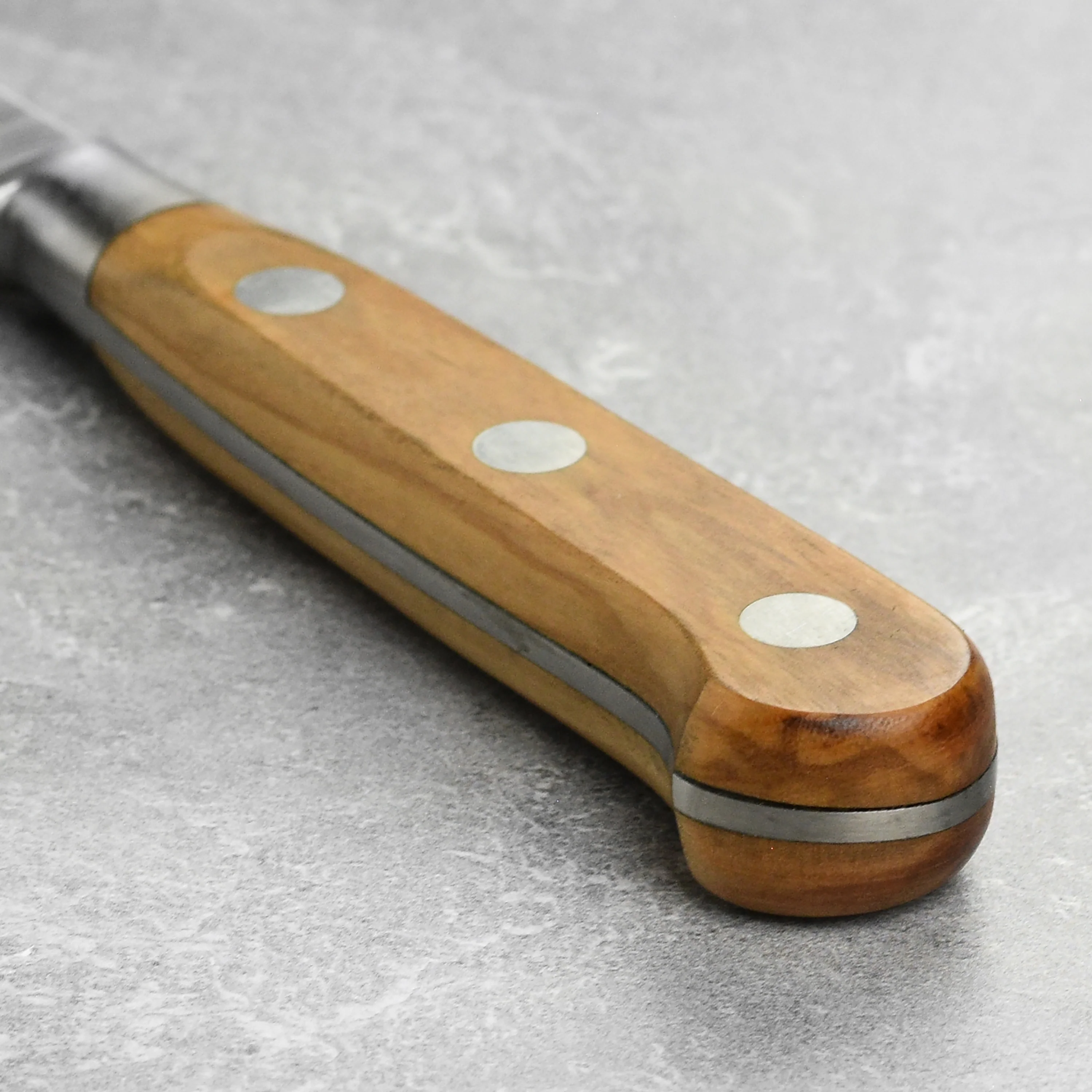 K Sabatier Olive Wood 12" Hollow Edge Slicing Knife - Image 2