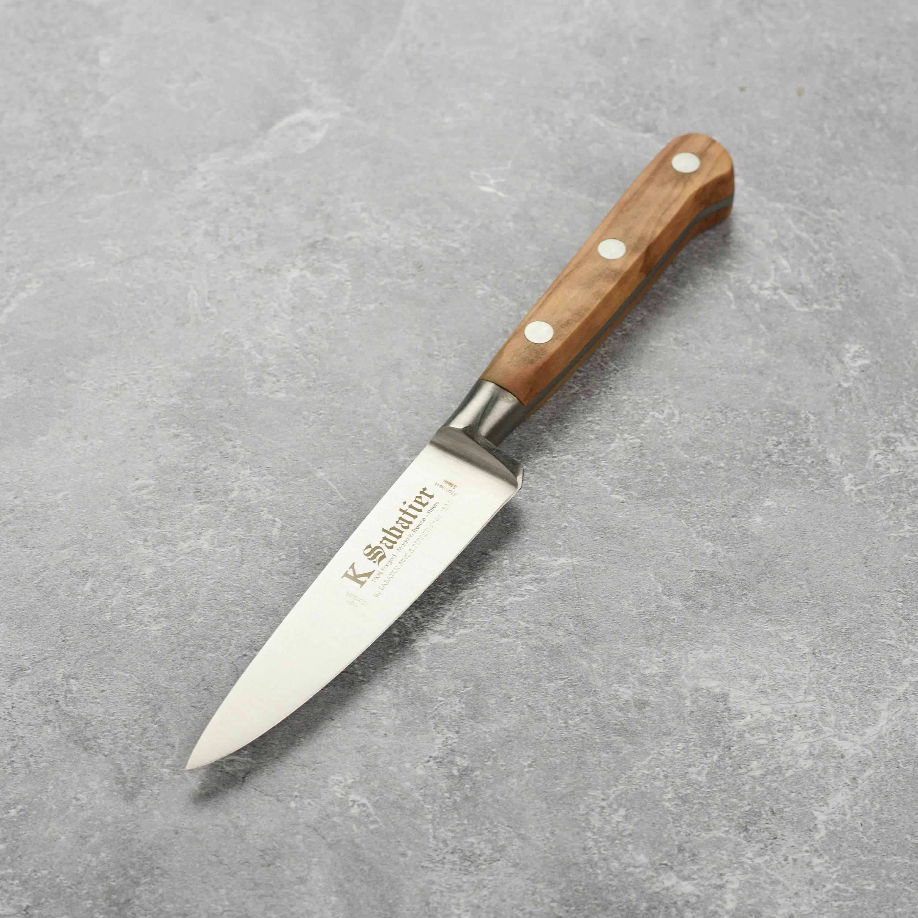 K Sabatier Olive Wood 4" Paring Knife - Image 7