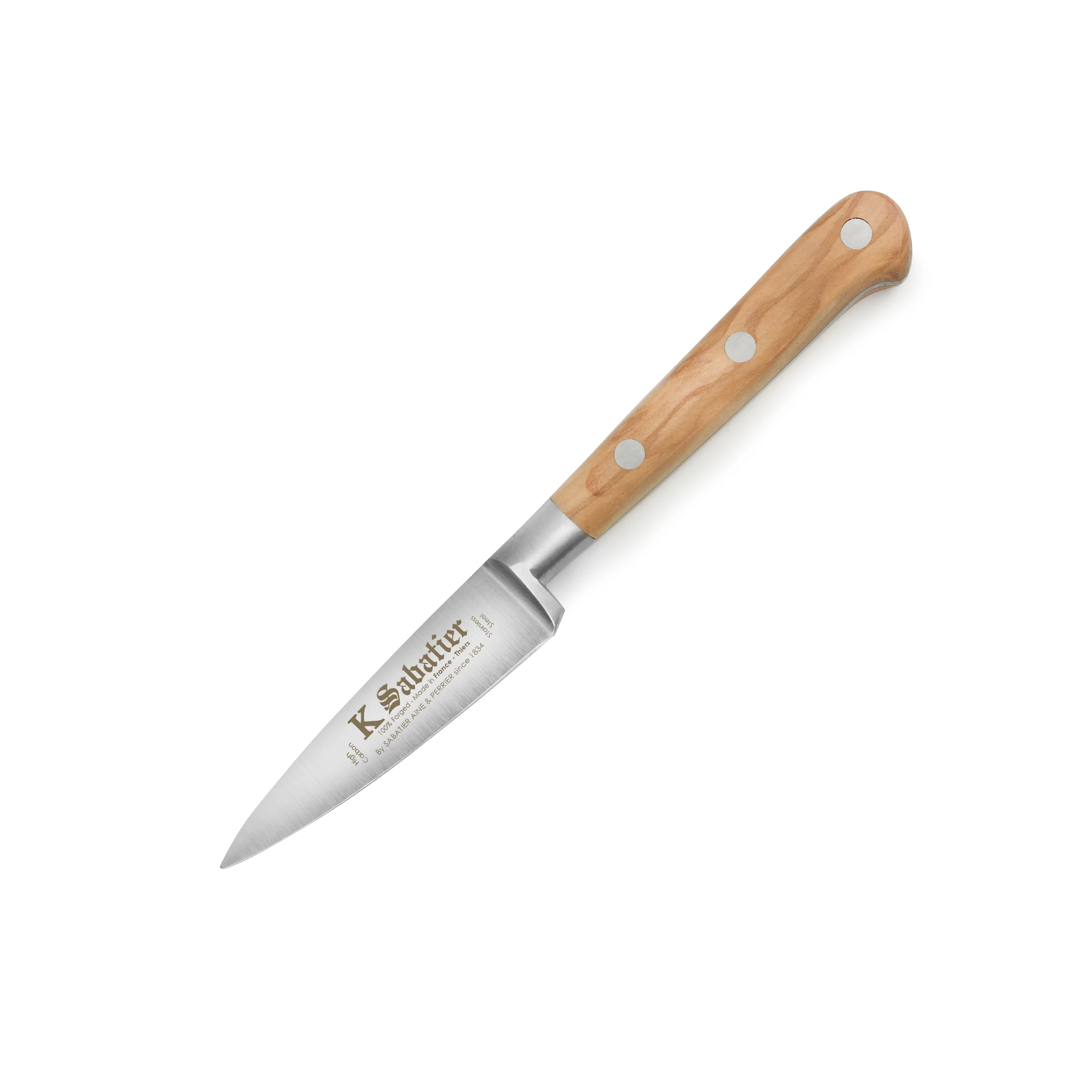 K Sabatier Olive Wood 2.75" Paring Knife - Image 4