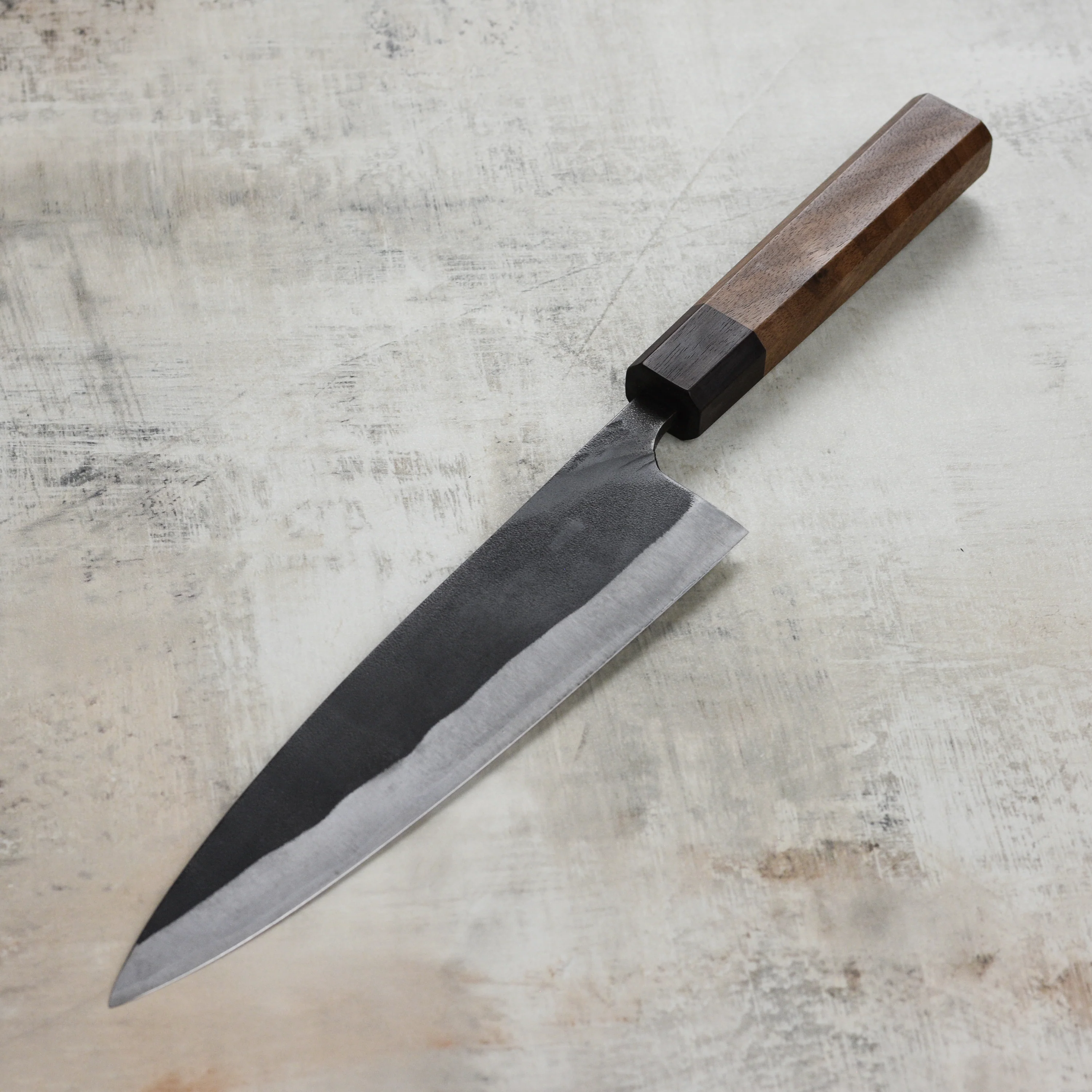 Kajibee Shirogami #2 Kurouchi 8.25" Gyuto - Image 6