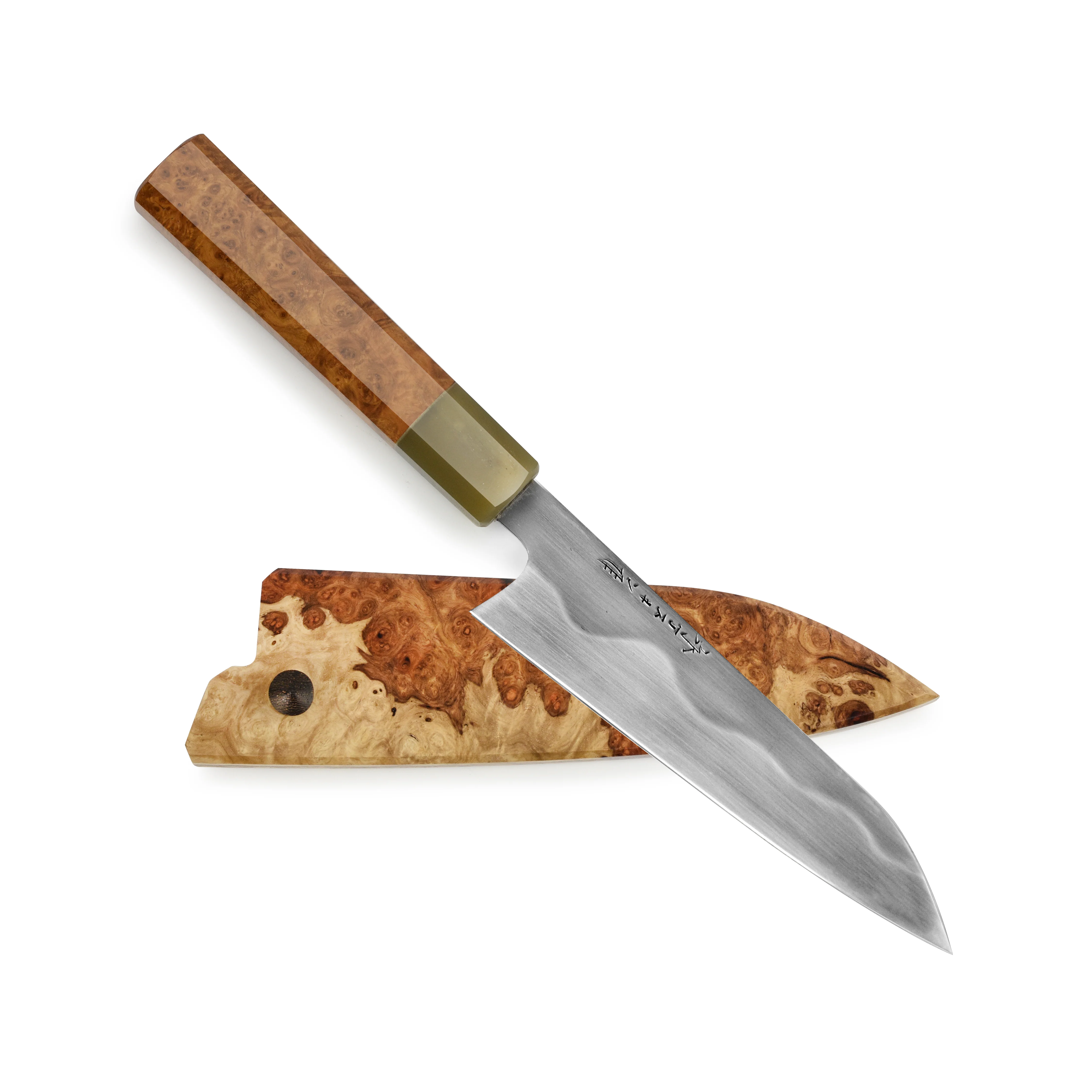 Keskin Carbon Steel 5.9" Petty with Saya - Image 5