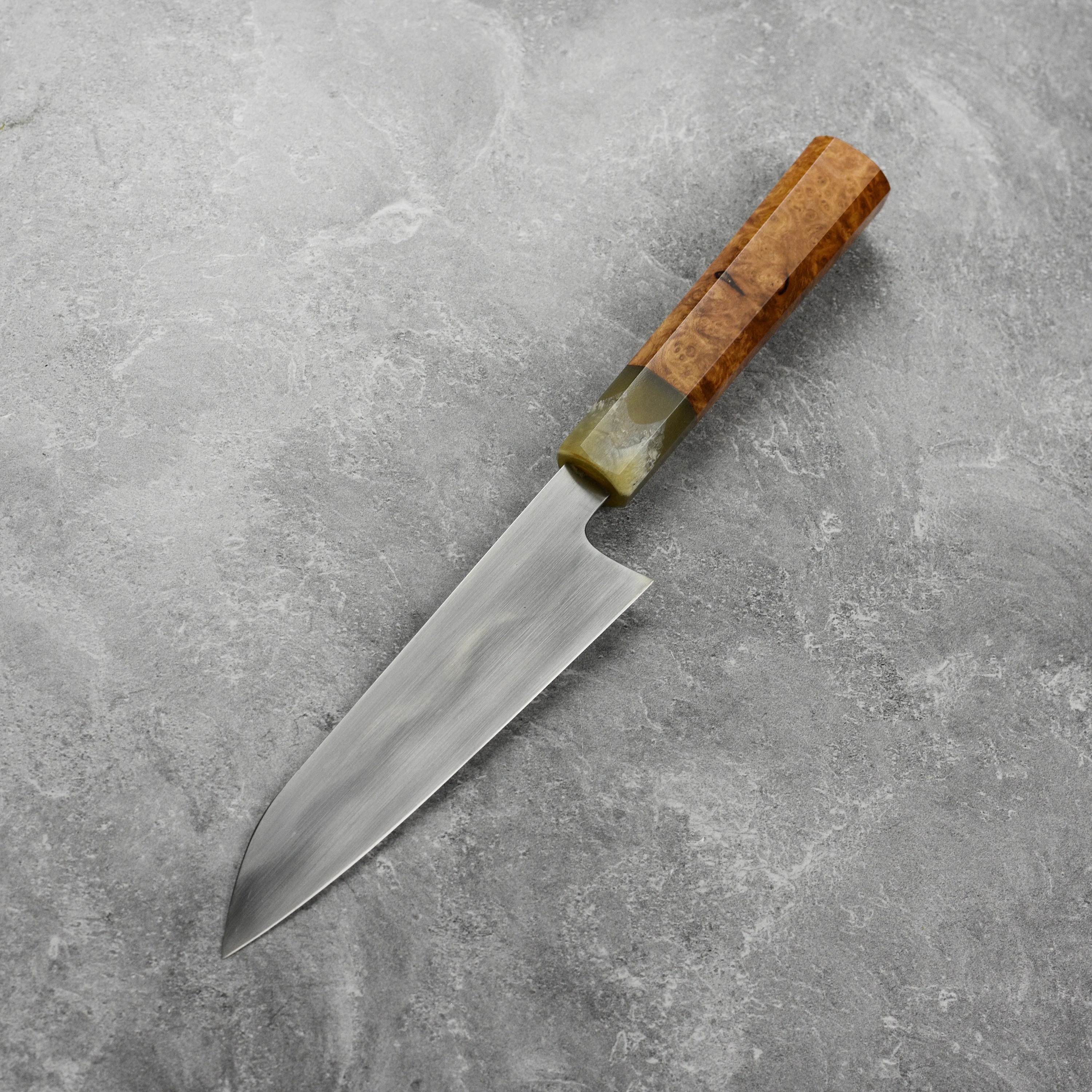 Keskin Carbon Steel 5.9" Petty with Saya - Image 7