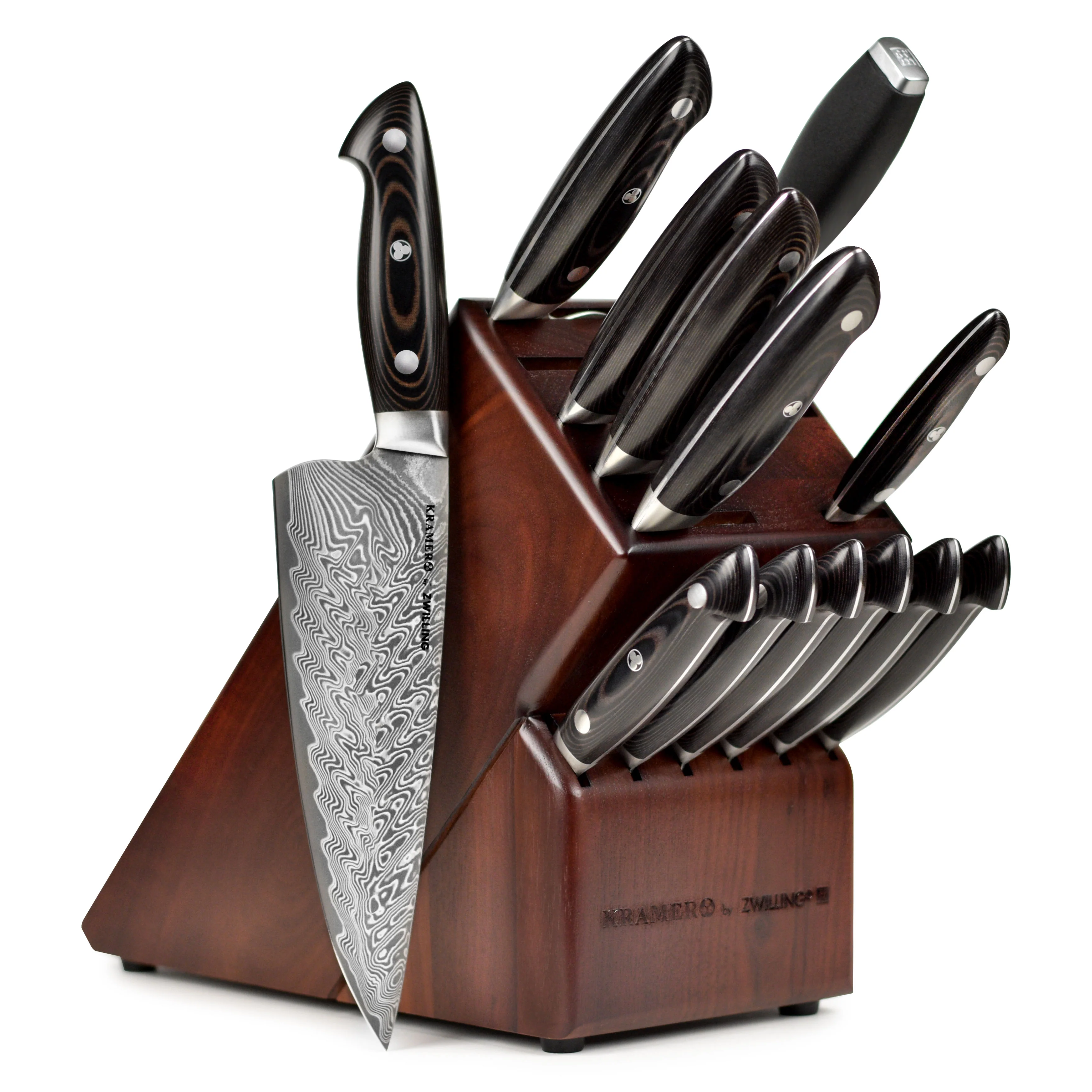 Kramer Stainless Damascus 14 Piece Knife Block Set - Image 13