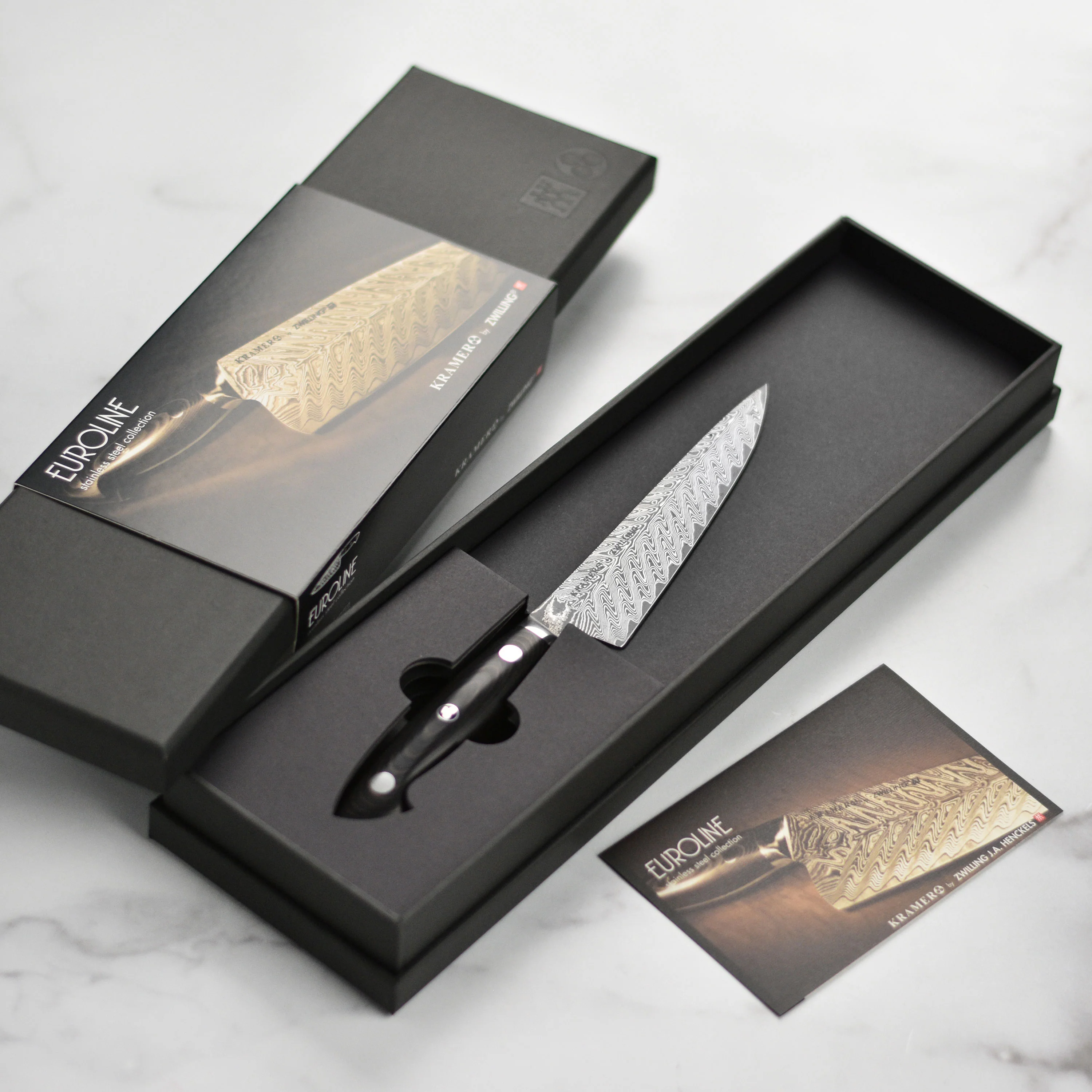 Kramer Stainless Damascus 5.5" Prep Knife - Image 3