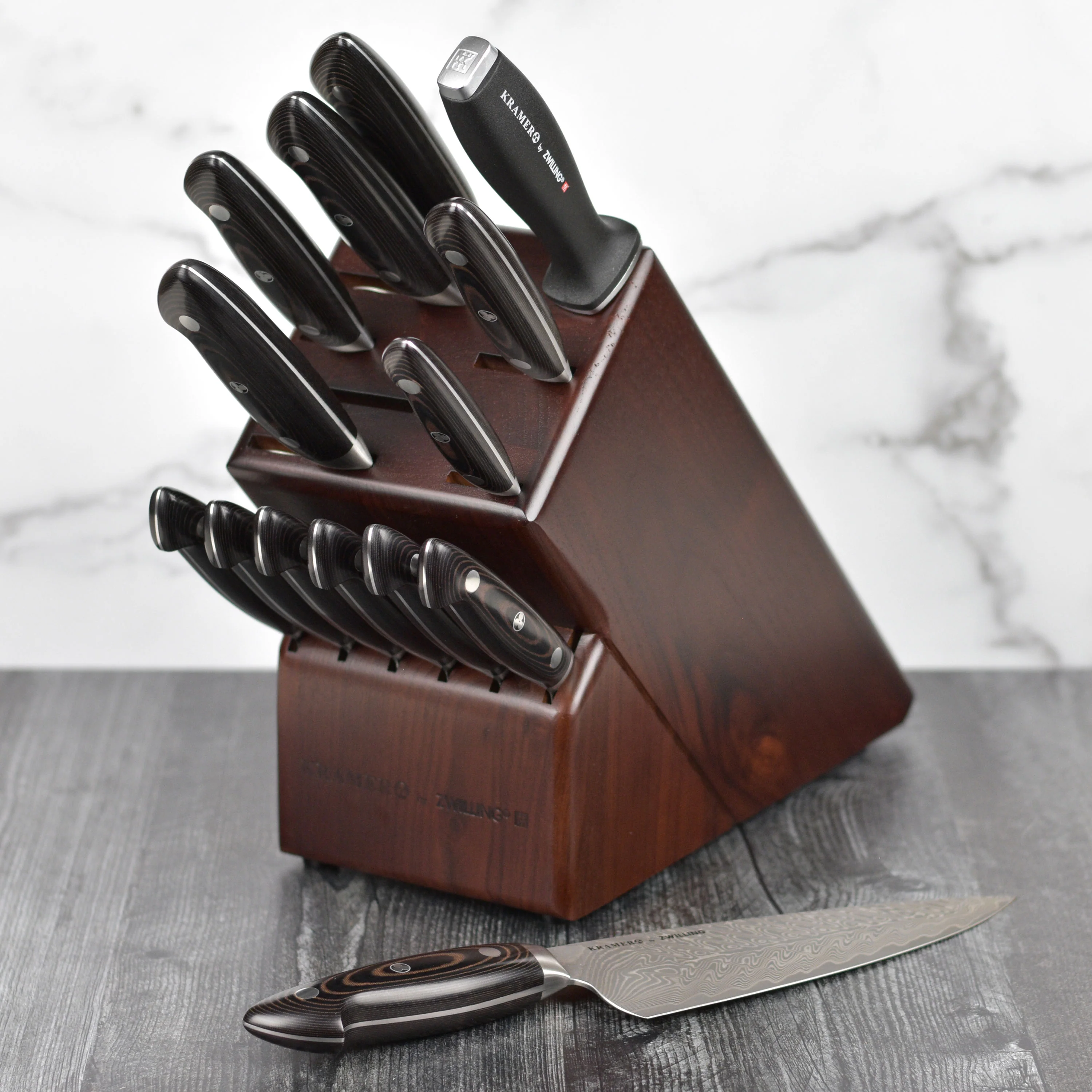 Kramer Stainless Damascus 6 Piece Steak Knife Set - Image 7
