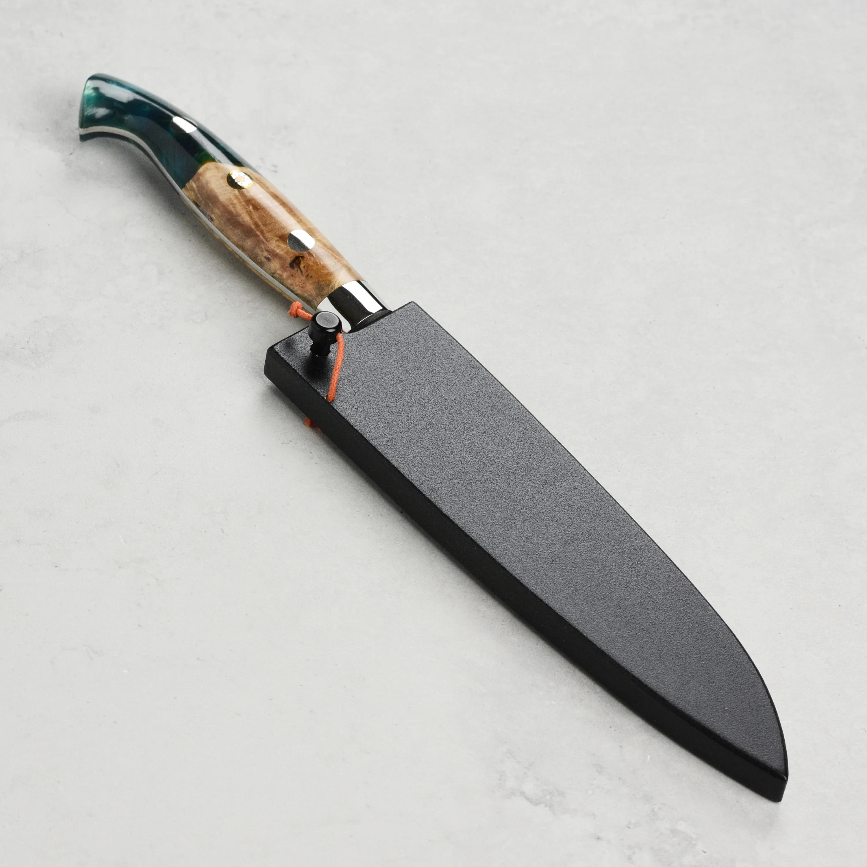 Kurosaki Fujin Forged SG2 Damascus 5.1" Petty with Saya - Image 7