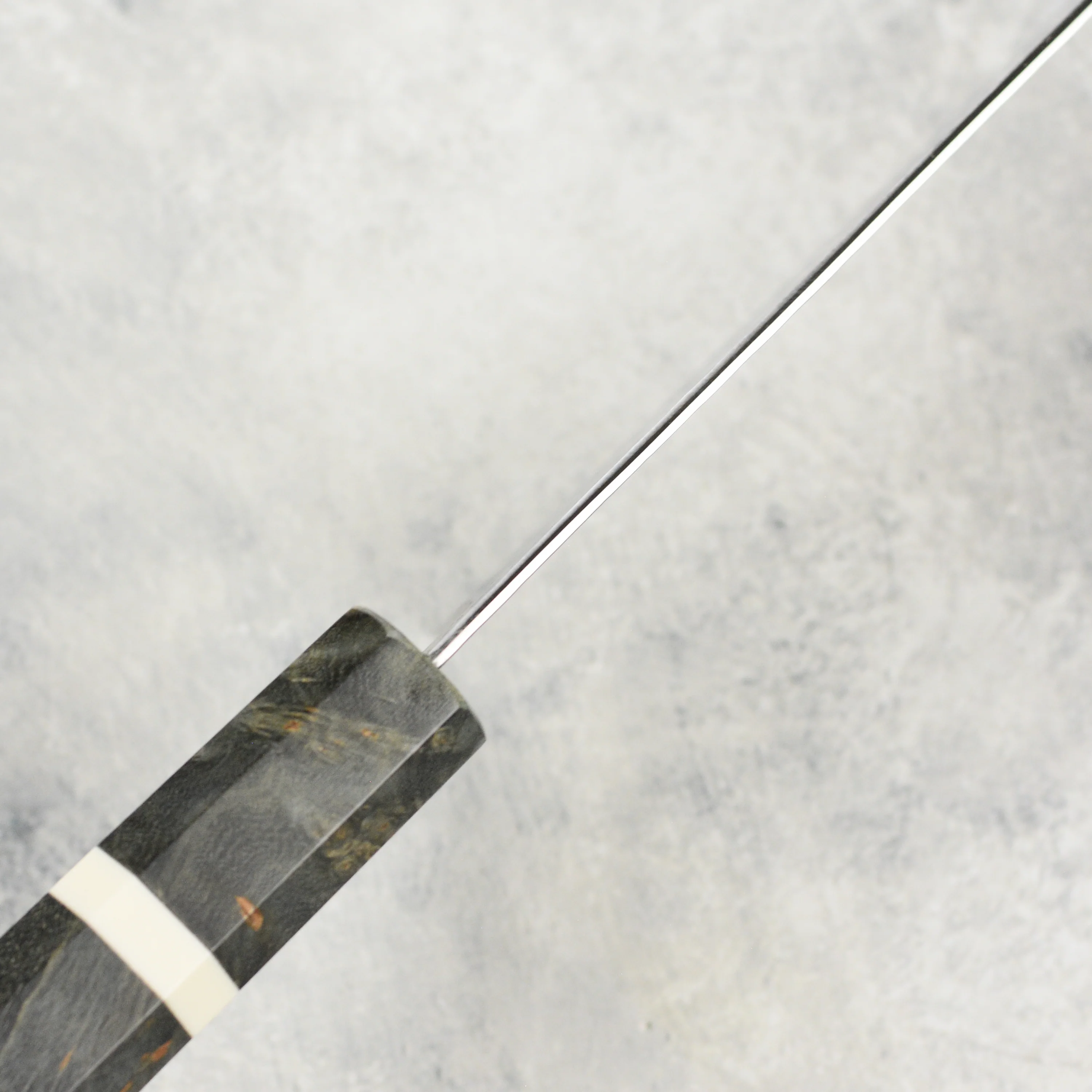 Kurosaki Senko Ei SG2 6.5" Nakiri, Stabilized Birch - Image 7