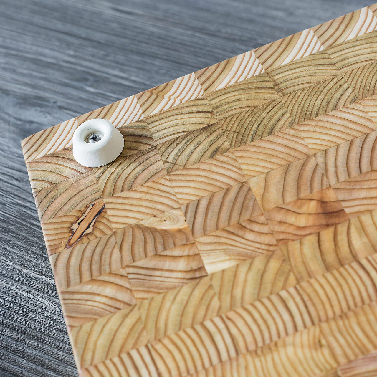 Larch Wood Medium End Grain Cutting Board - Image 4