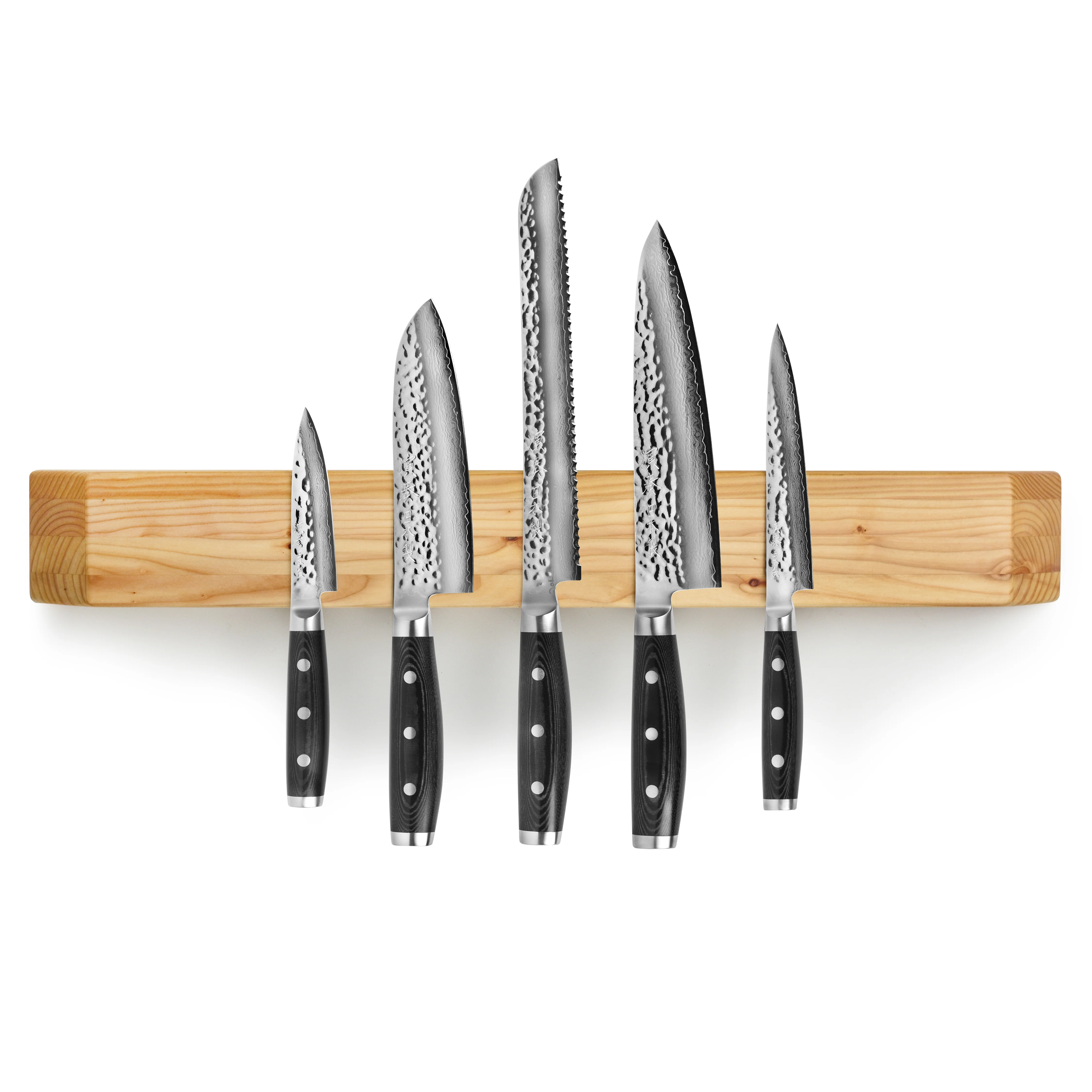Larch Wood Wall-Mount Magnetic Knife Holder, 22.5" - Image 7