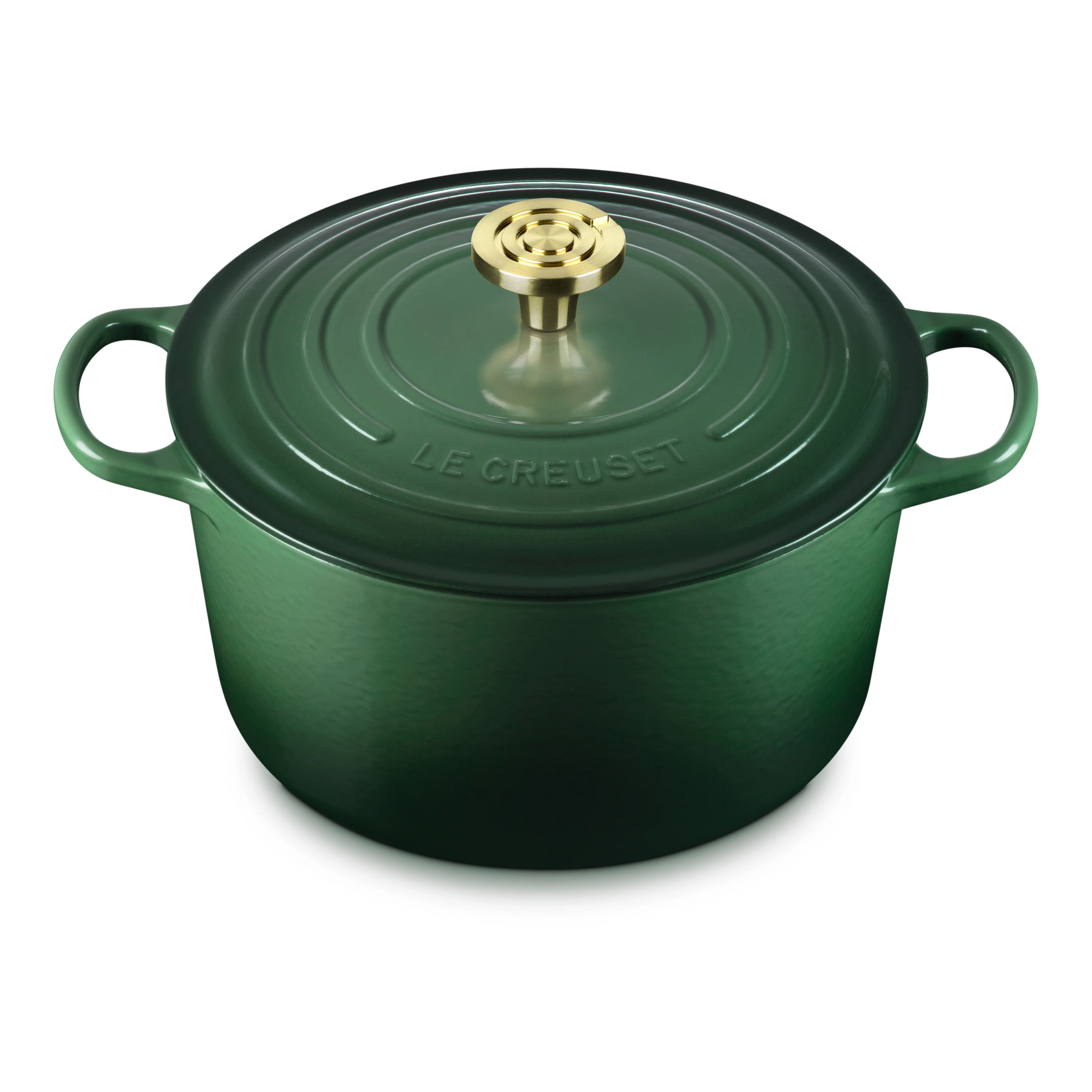 Le Creuset Signature Cast Iron 6.5-quart Artichaut Round Deep Oven with Light Gold Crucible Knob - Image 7