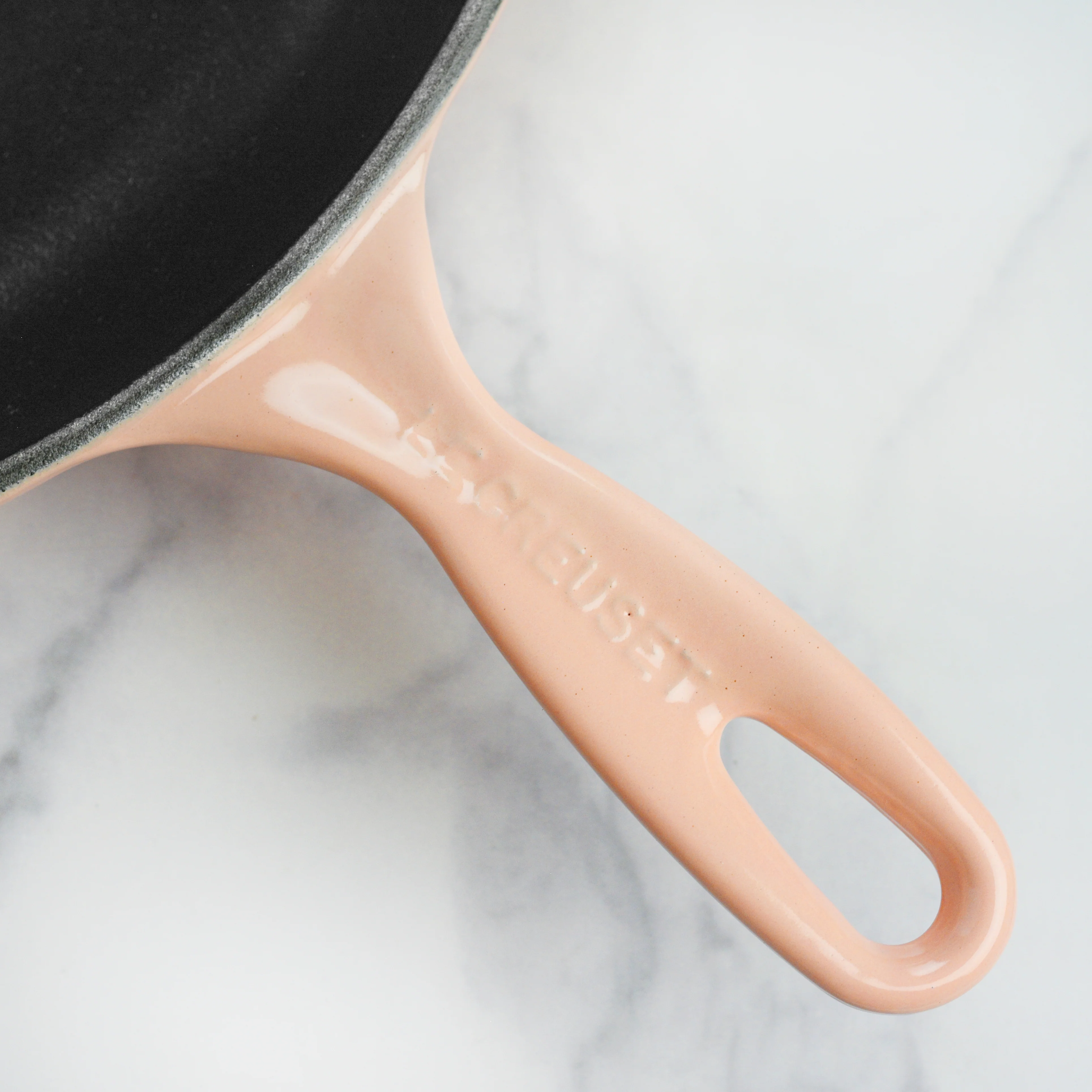 Le Creuset Signature Cast Iron 10.25" Peche Skillet - Image 3