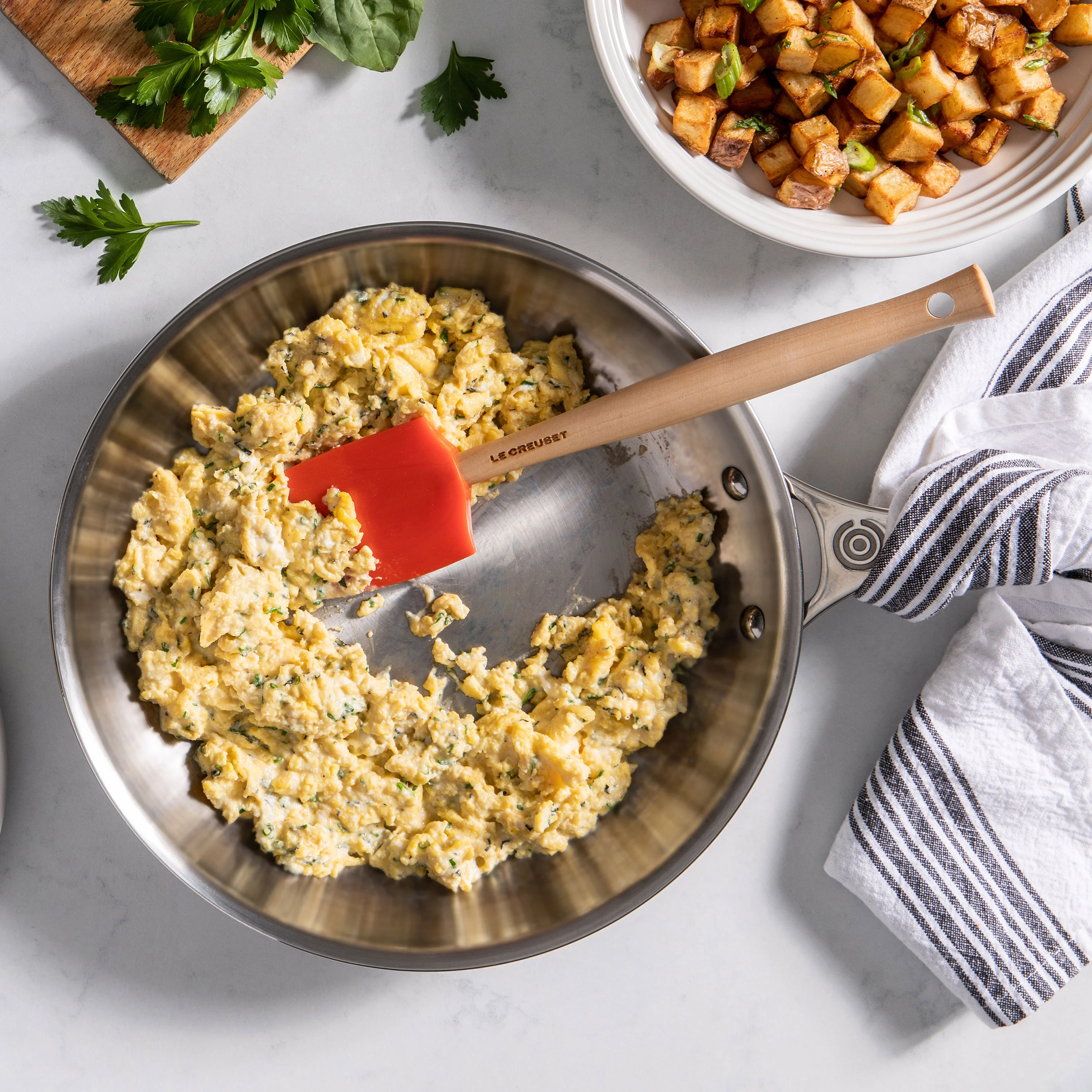 Le Creuset Stainless Steel 12" Skillet - Image 3