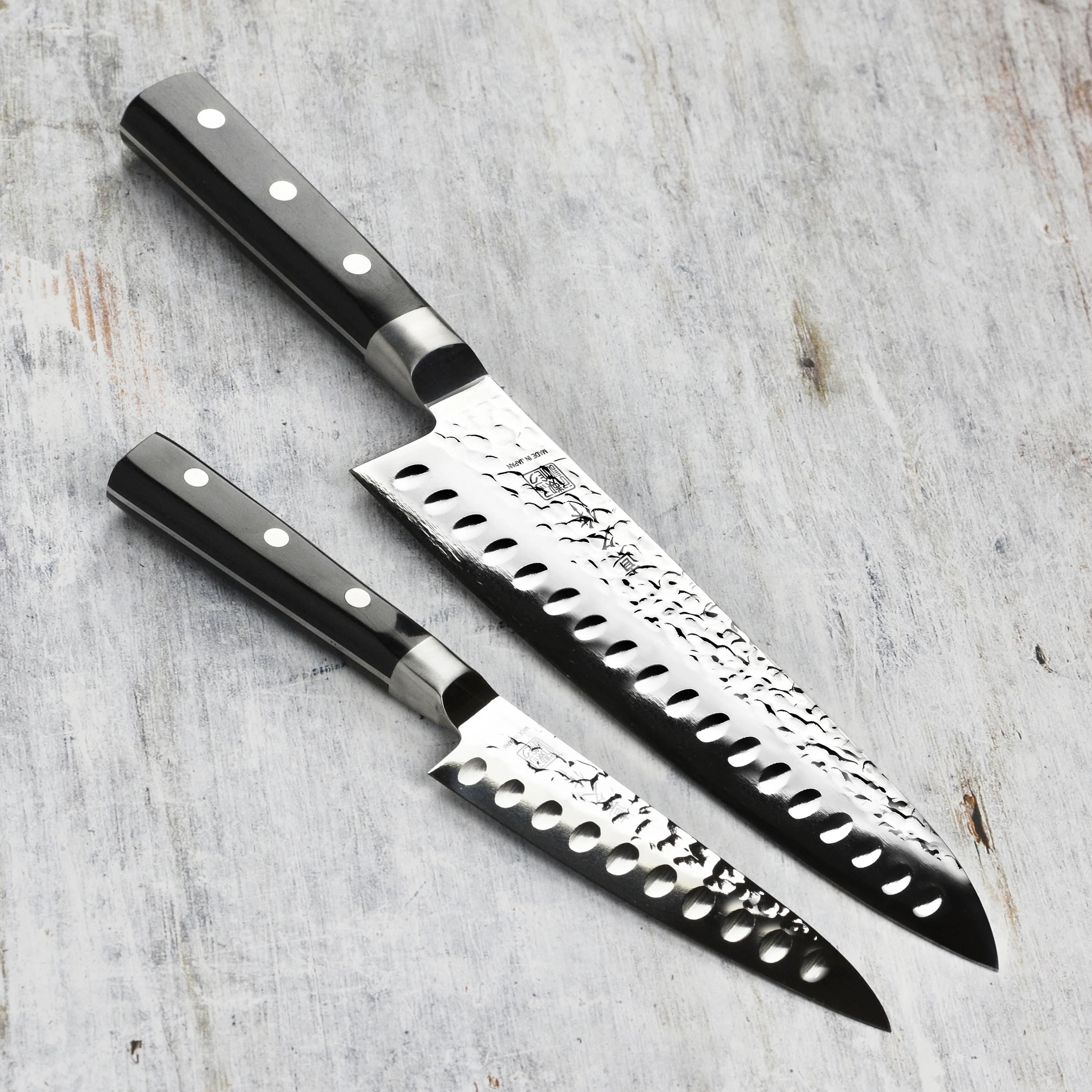 MAC Tsuchime 8" Chef's & Petty Knife Set