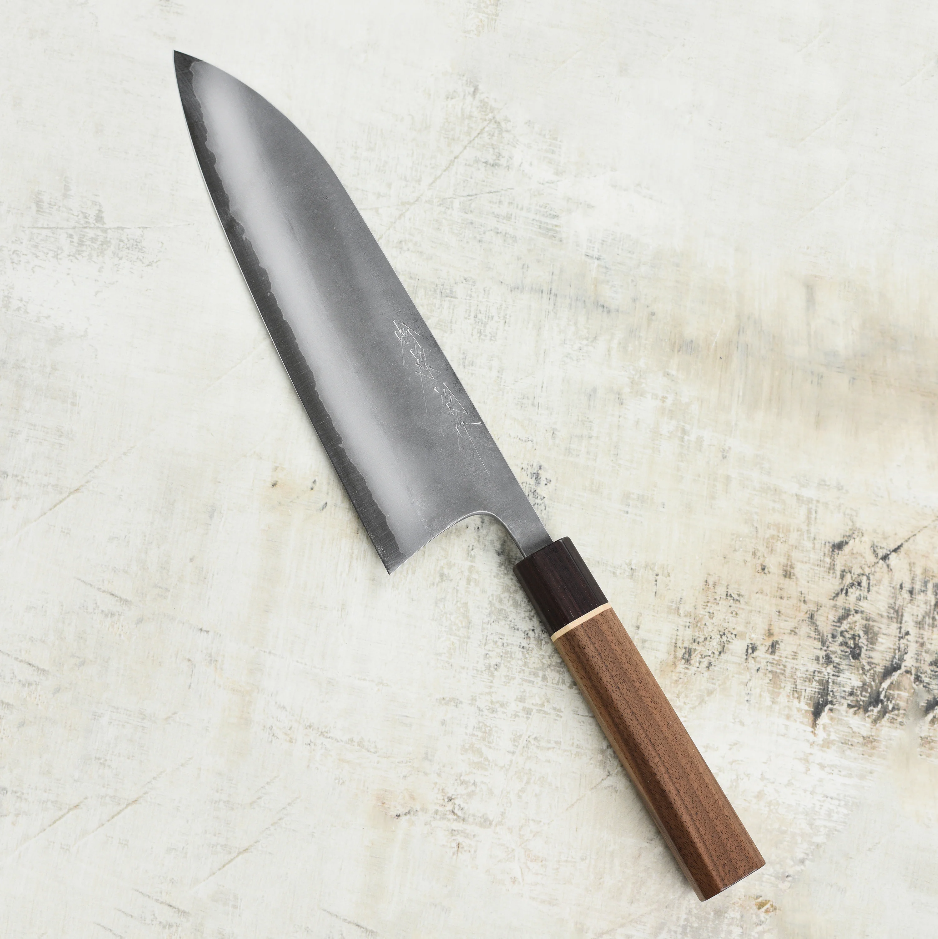 Matsubara Aogami #2 Nashiji Stainless Clad 8.25" Gyuto - Image 8