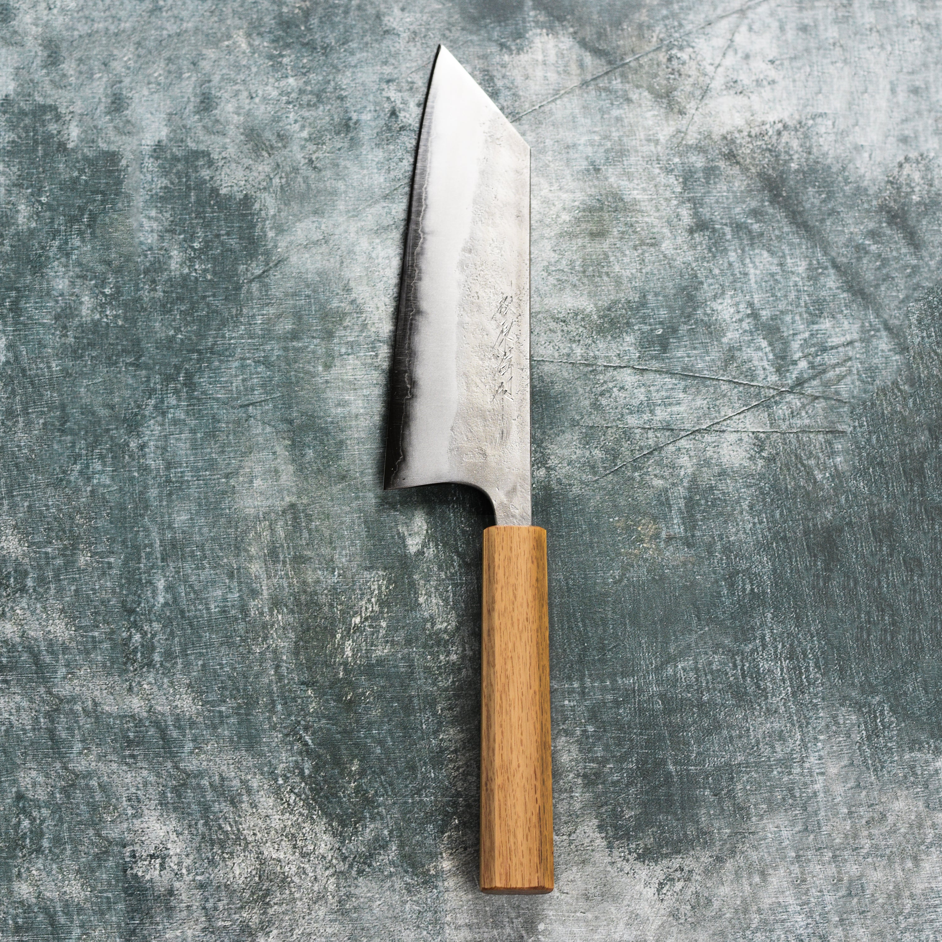 Matsubara Aogami #2 Nashiji Stainless Clad 6.7" Bunka - Image 3