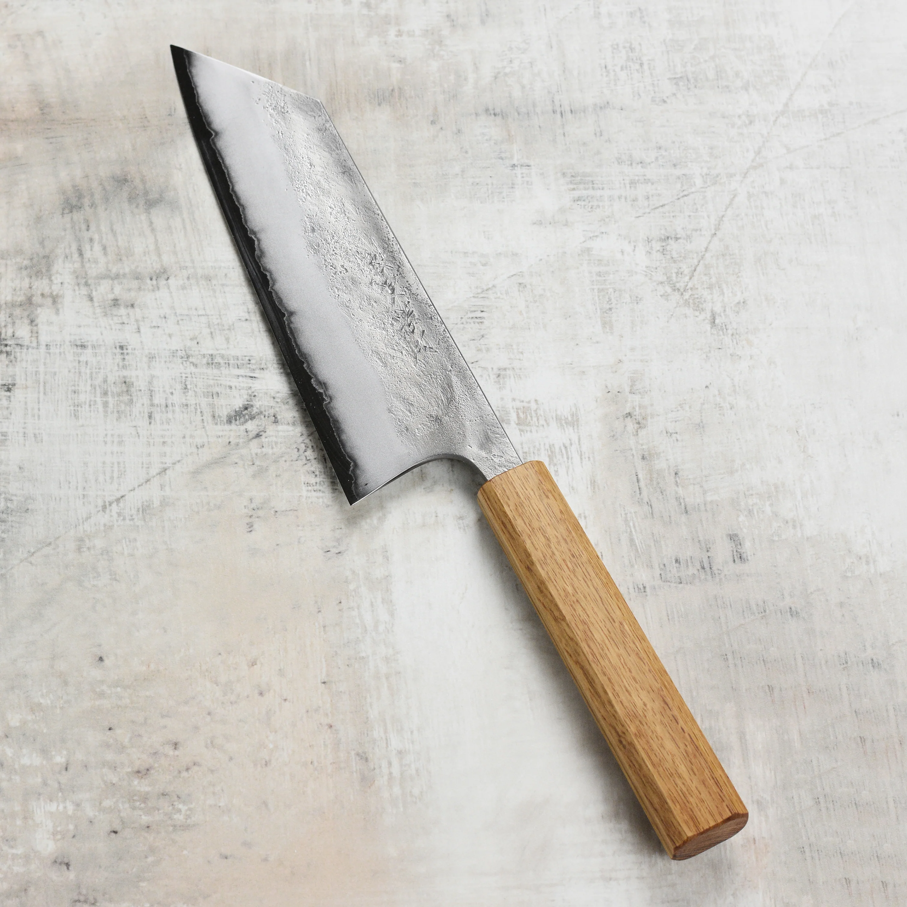 Matsubara Aogami #2 Nashiji Stainless Clad 6.7" Bunka - Image 7