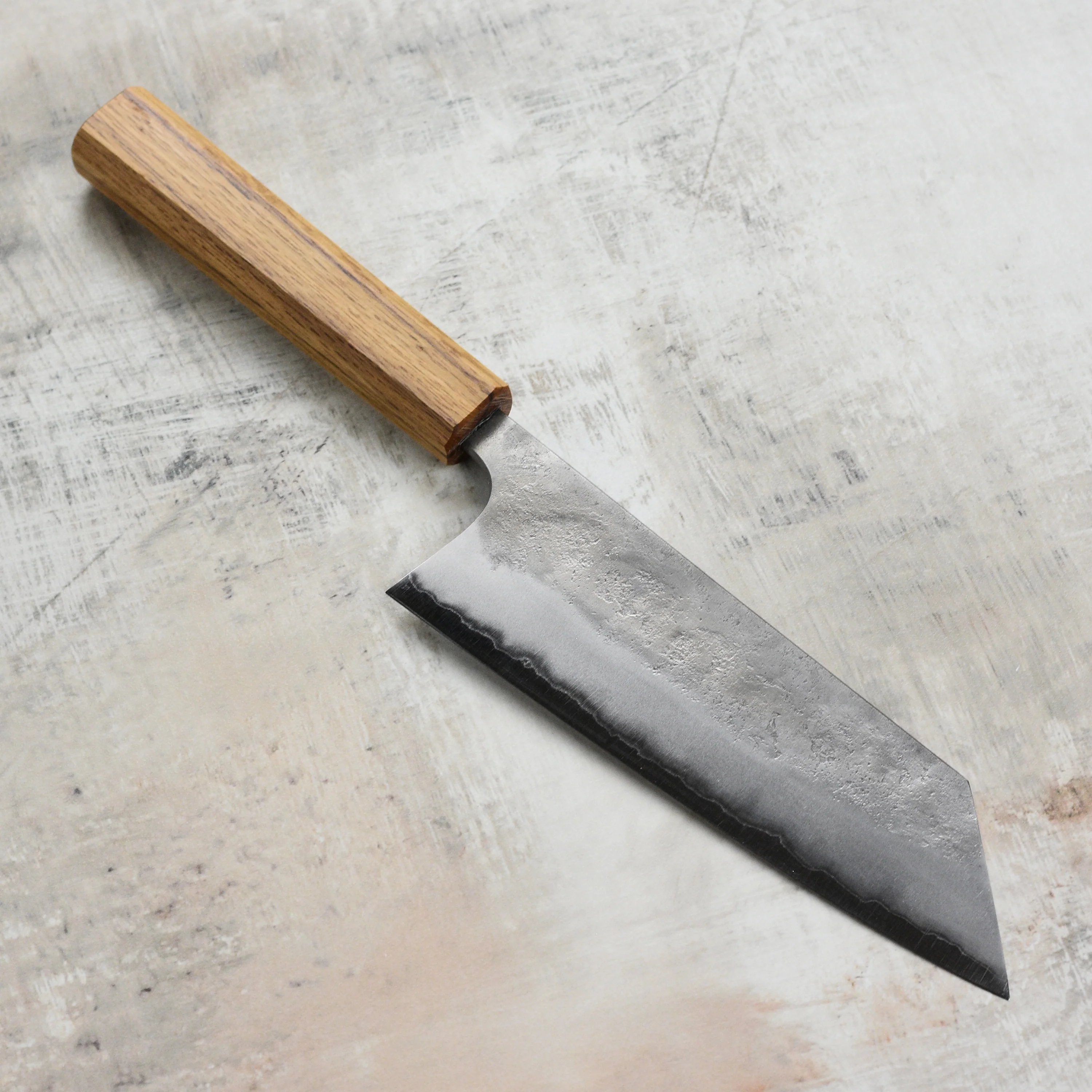 Matsubara Aogami #2 Nashiji Stainless Clad 6.7" Bunka - Image 8