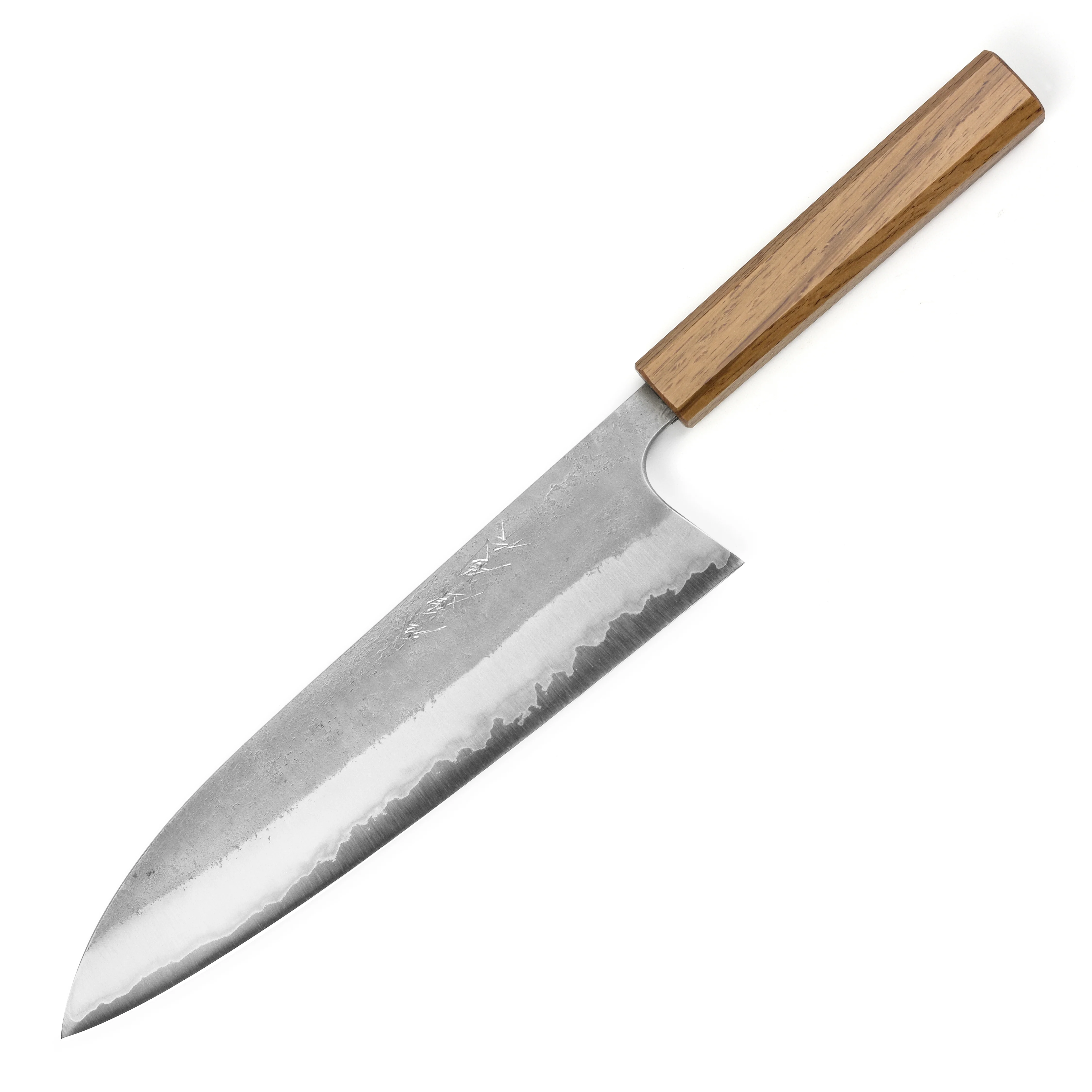 Matsubara Aogami #2 Nashiji Stainless Clad 9.4" Gyuto - Image 9