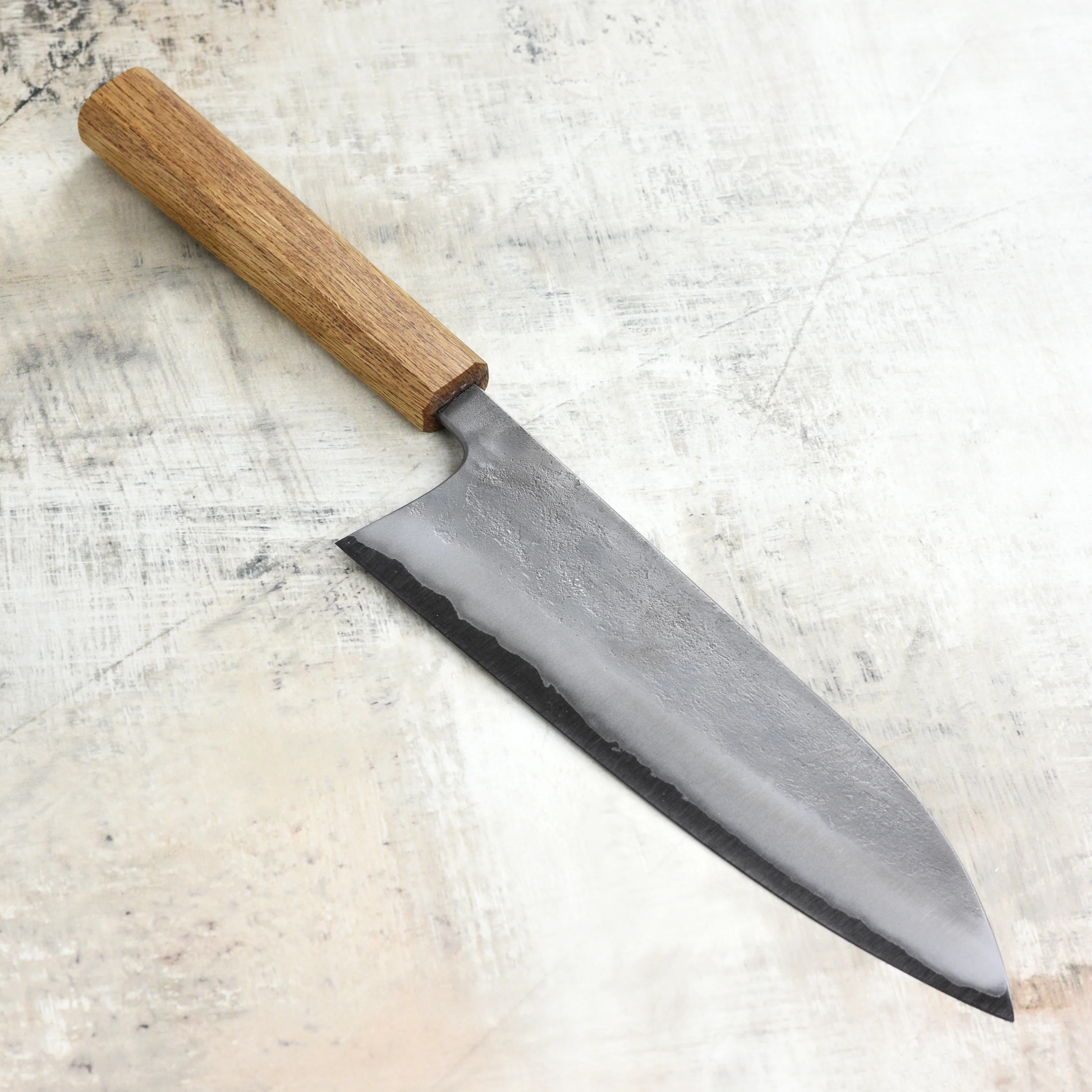 Matsubara Aogami #2 Nashiji Stainless Clad 8.25" Gyuto - Image 4