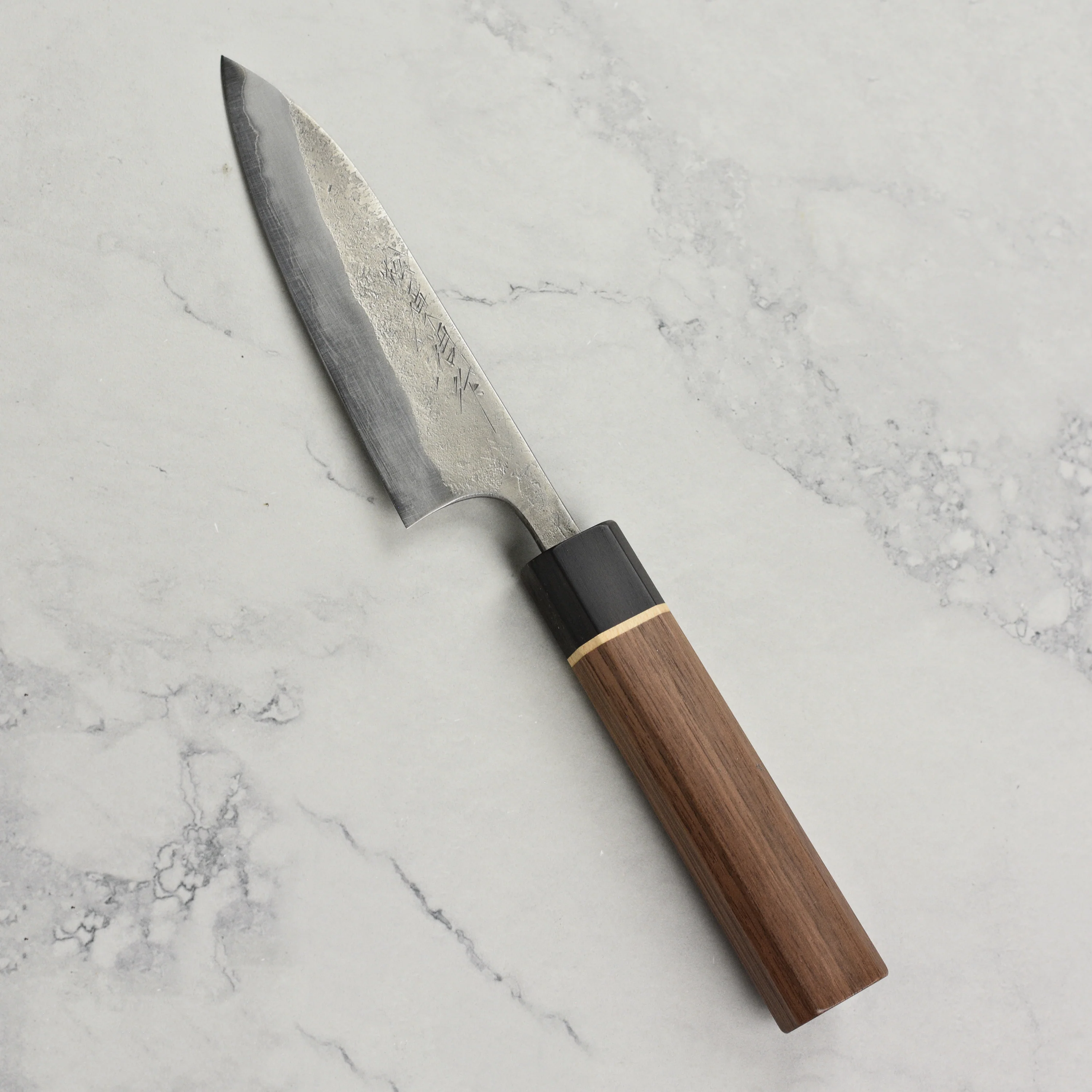 Matsubara Aogami #2 Nashiji Stainless Clad 4.7" Petty - Image 3
