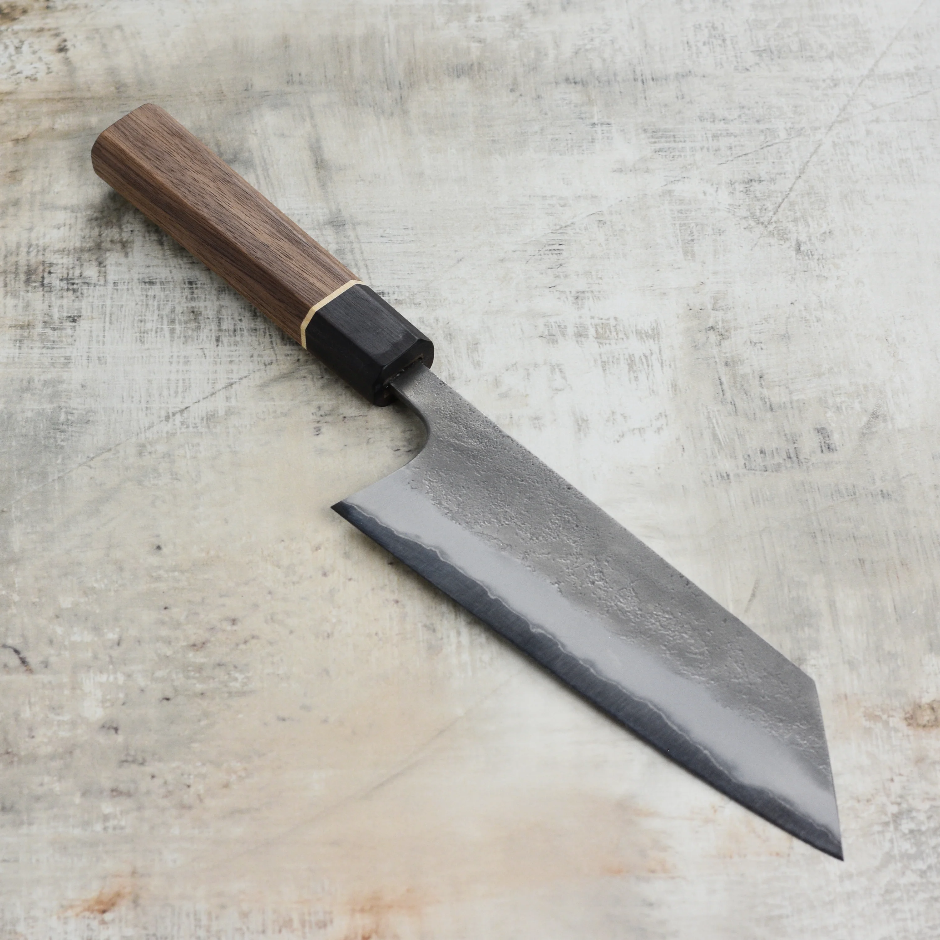 Matsubara Aogami #2 Nashiji Stainless Clad 6.7" Bunka - Image 8