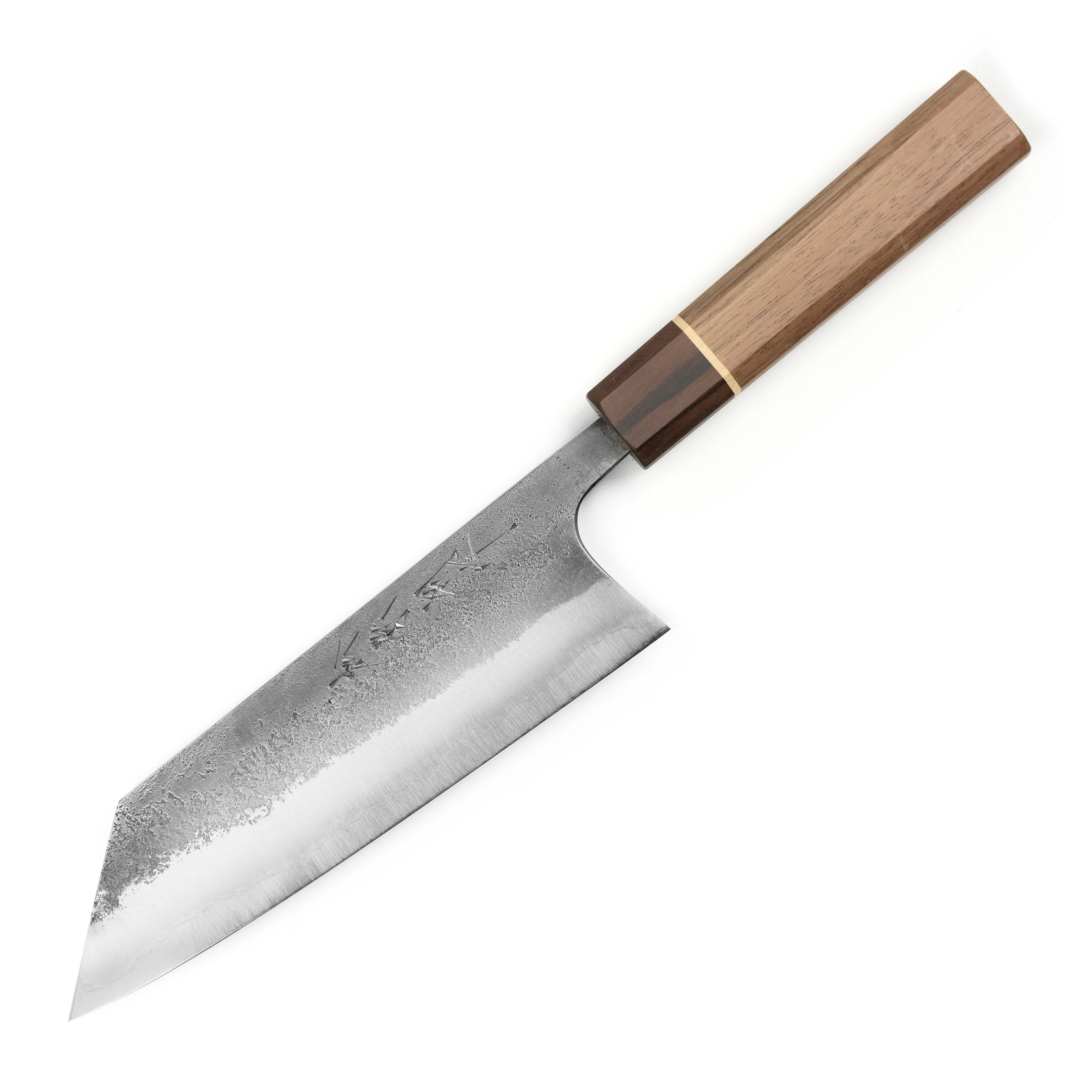 Matsubara Aogami #2 Nashiji Stainless Clad 6.7" Bunka - Image 9