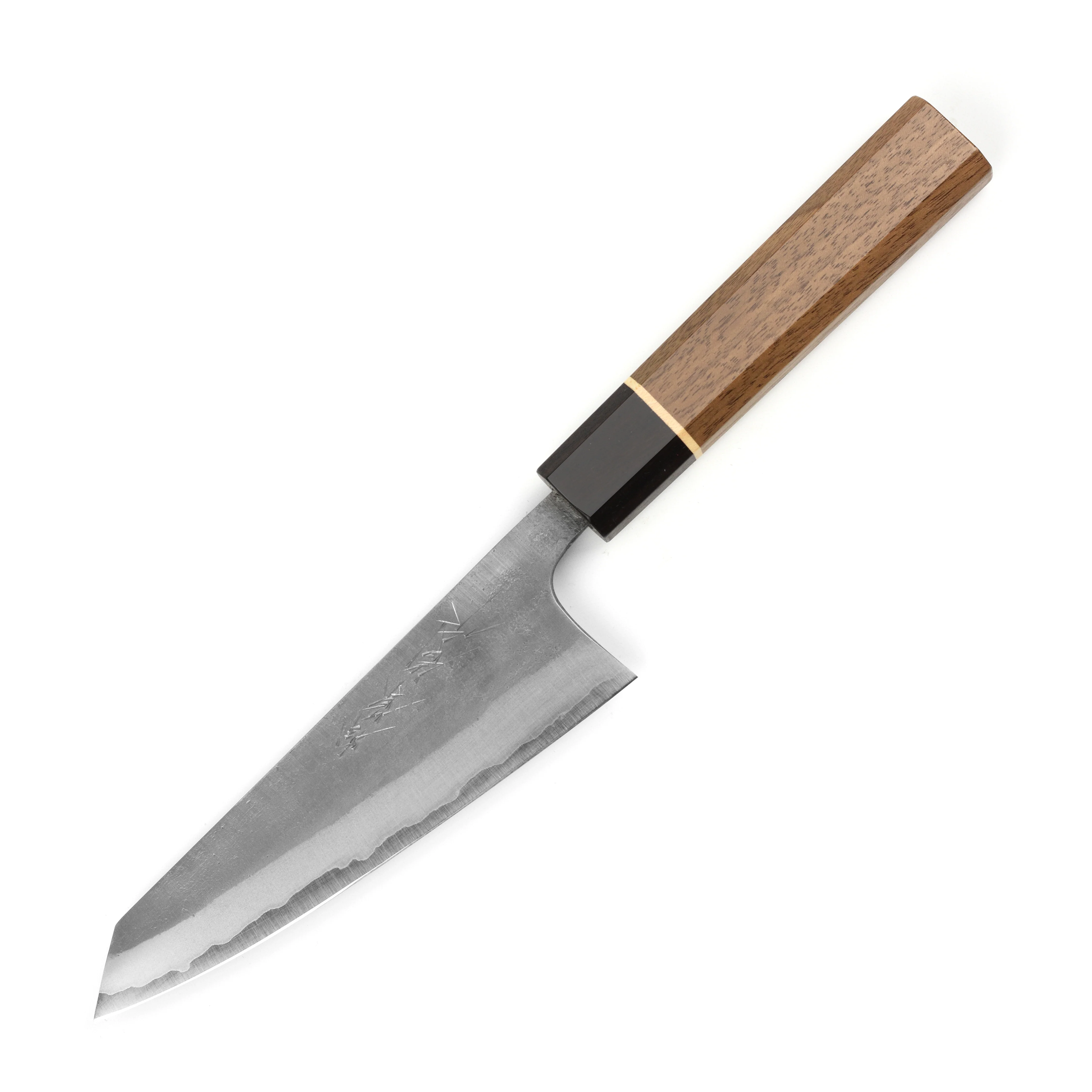 Matsubara Aogami #2 Nashiji Stainless Clad 5.9" Honesuki - Image 9