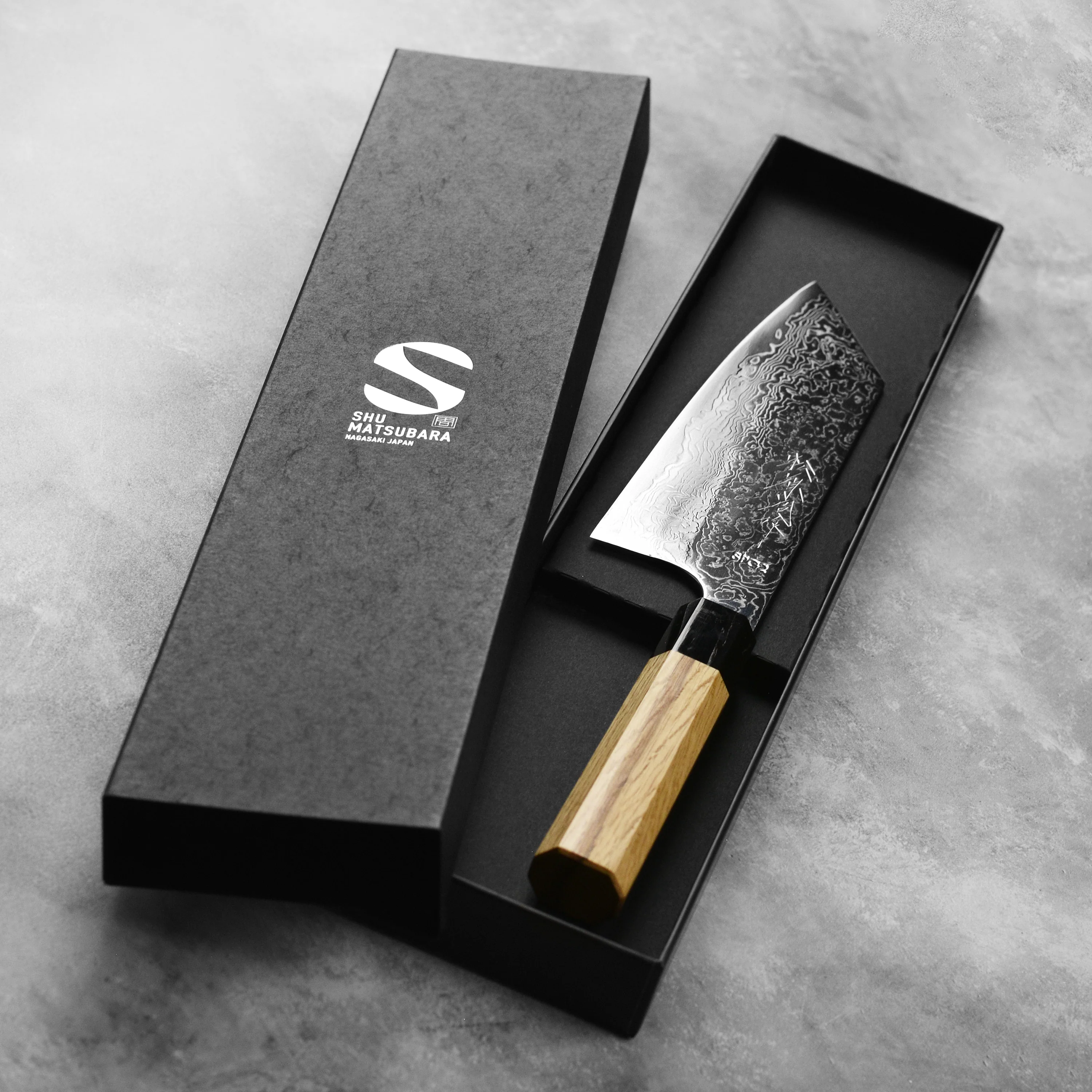Matsubara SG2 Damascus 7" Bunka - Image 4