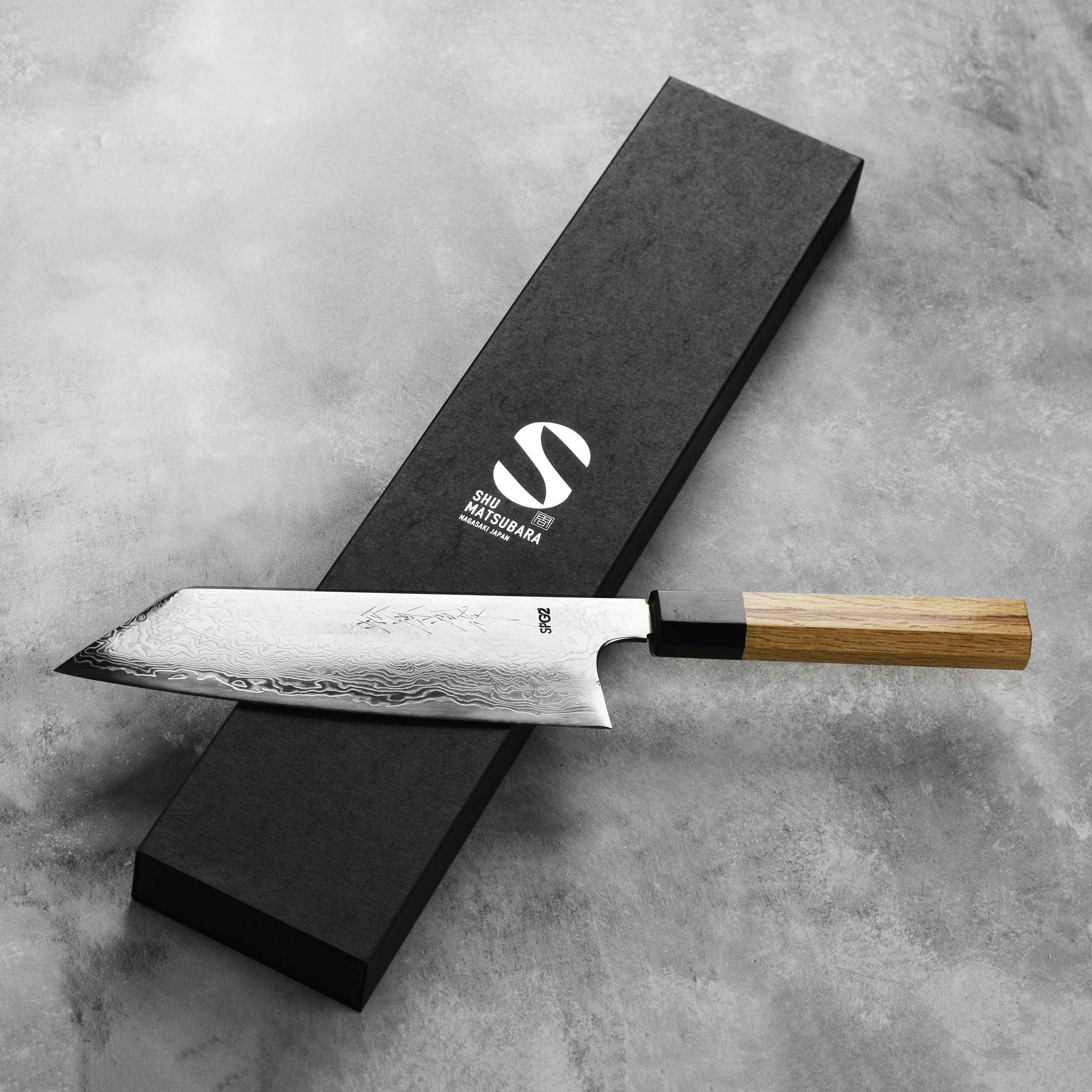 Matsubara SG2 Damascus 7" Bunka - Image 7
