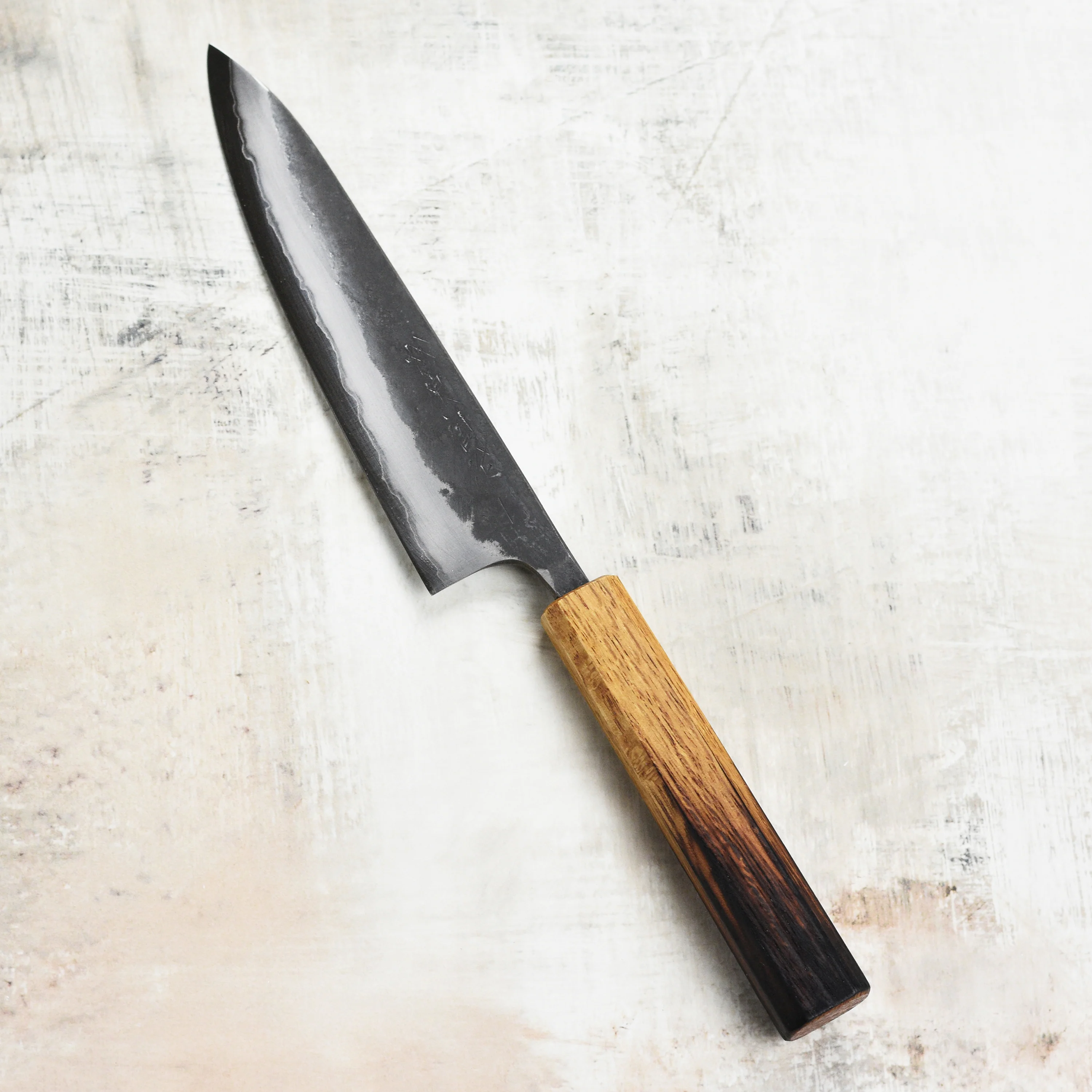 Matsubara Shirogami #1 Kurouchi Stainless Clad 5.9" Petty - Image 7