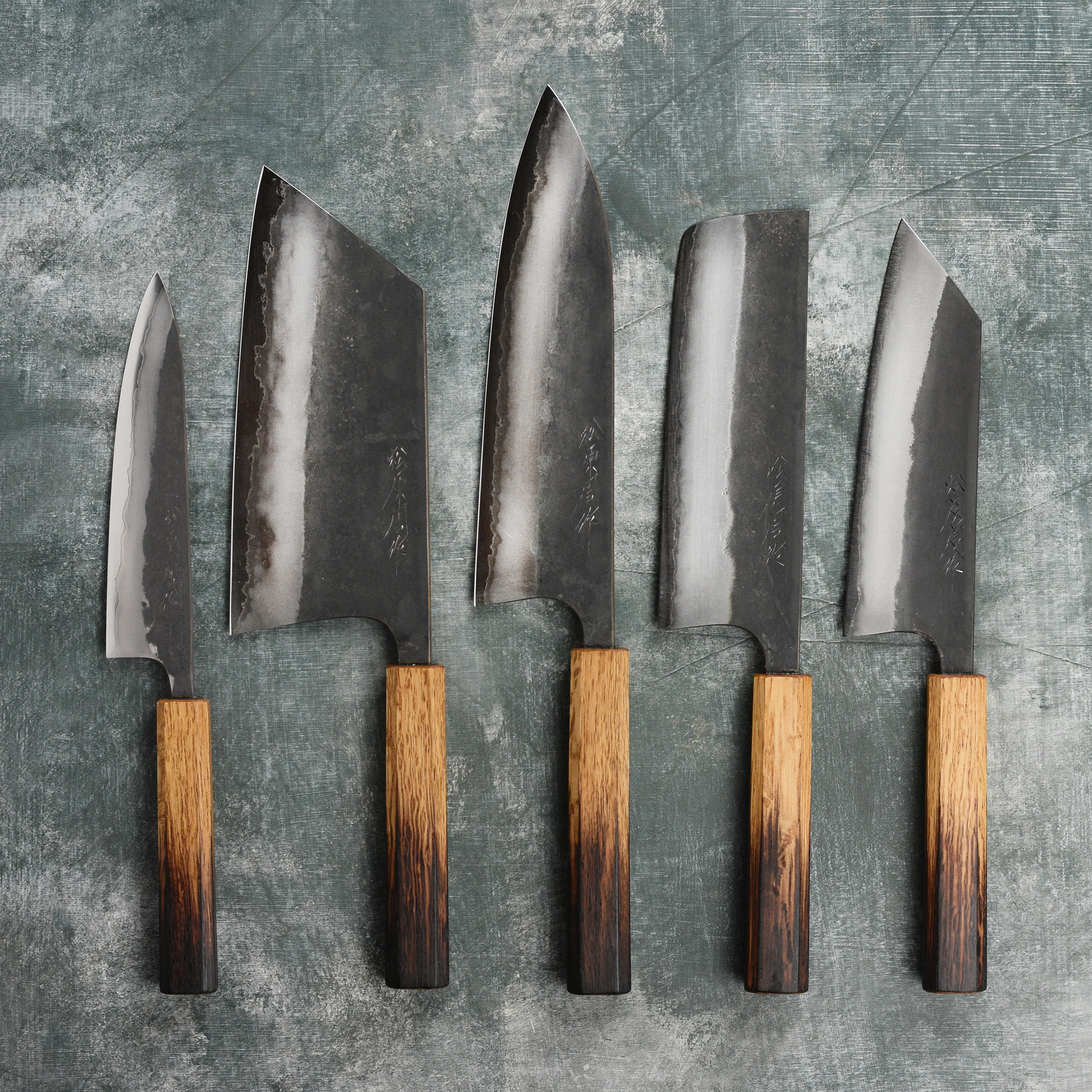 Matsubara Shirogami #1 Kurouchi Stainless Clad 5.9" Petty - Image 8