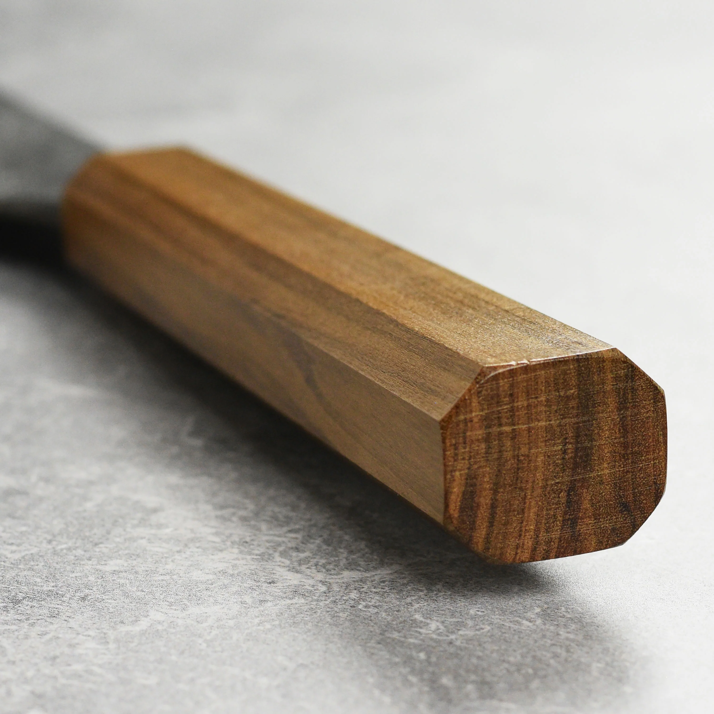 Mazaki Shirogami #2 Kurouchi Nashiji 8.25" Gyuto - Image 2
