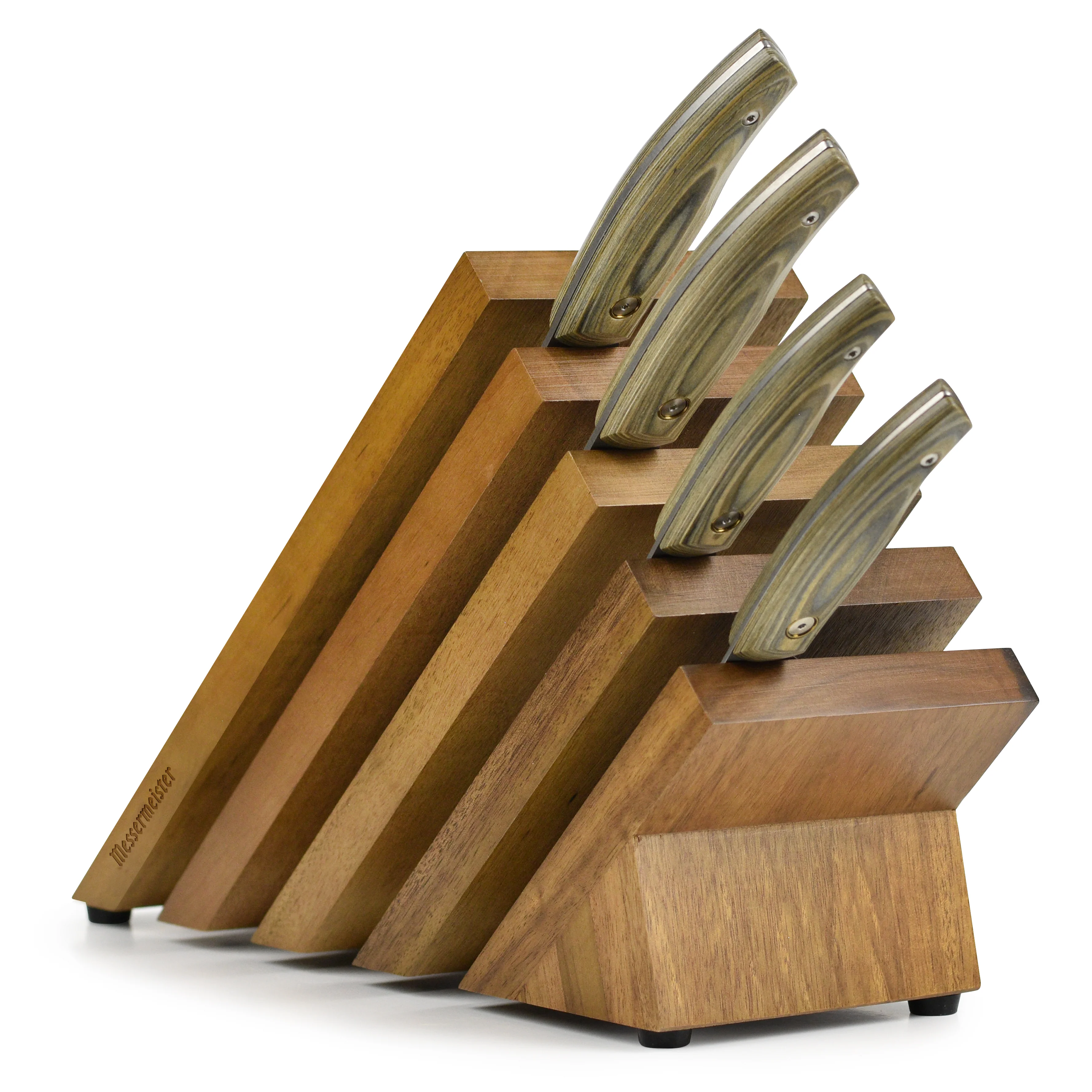 Messermeister Carbon 5 Piece Magnetic Knife Block Set - Image 11