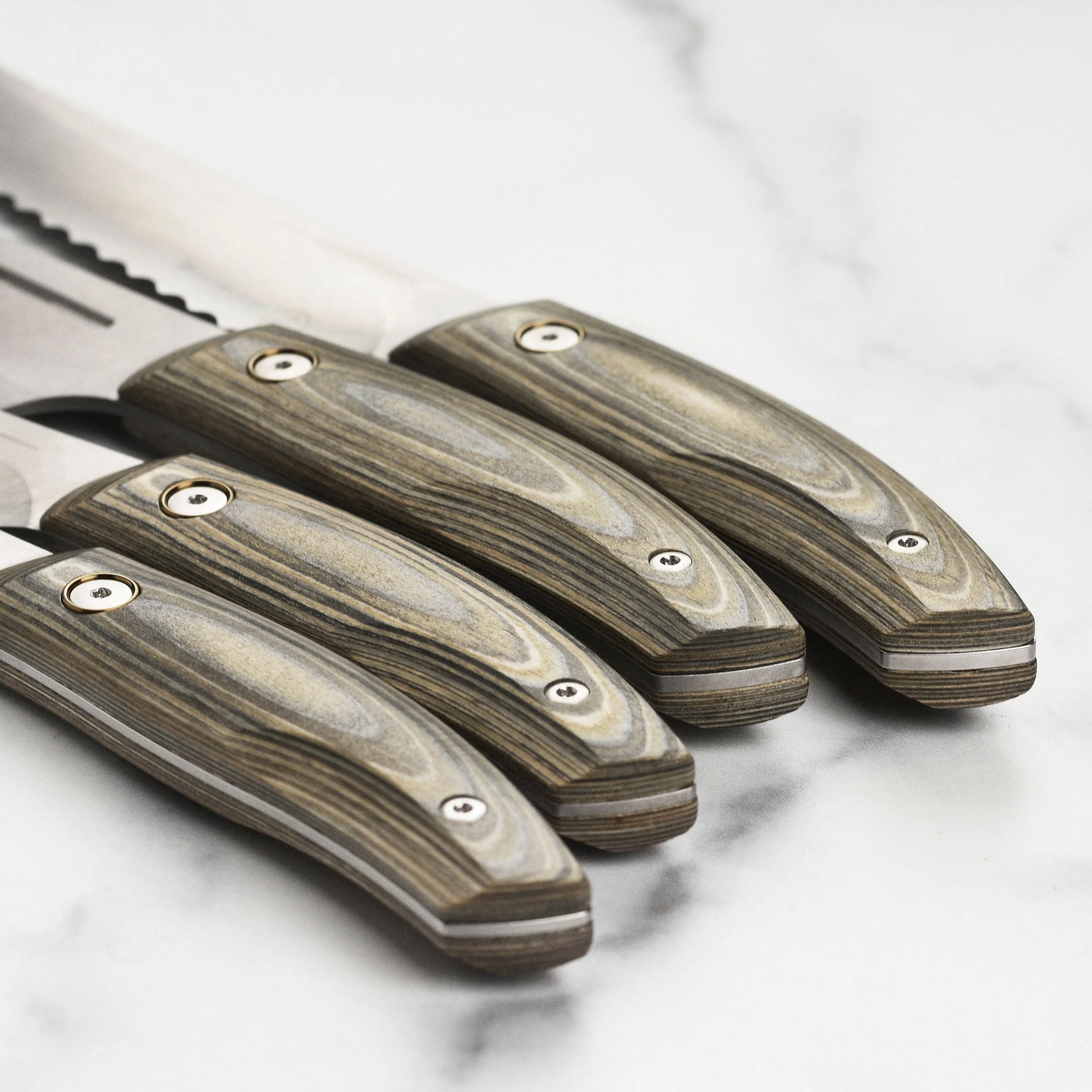 Messermeister Carbon 5 Piece Magnetic Knife Block Set - Image 6