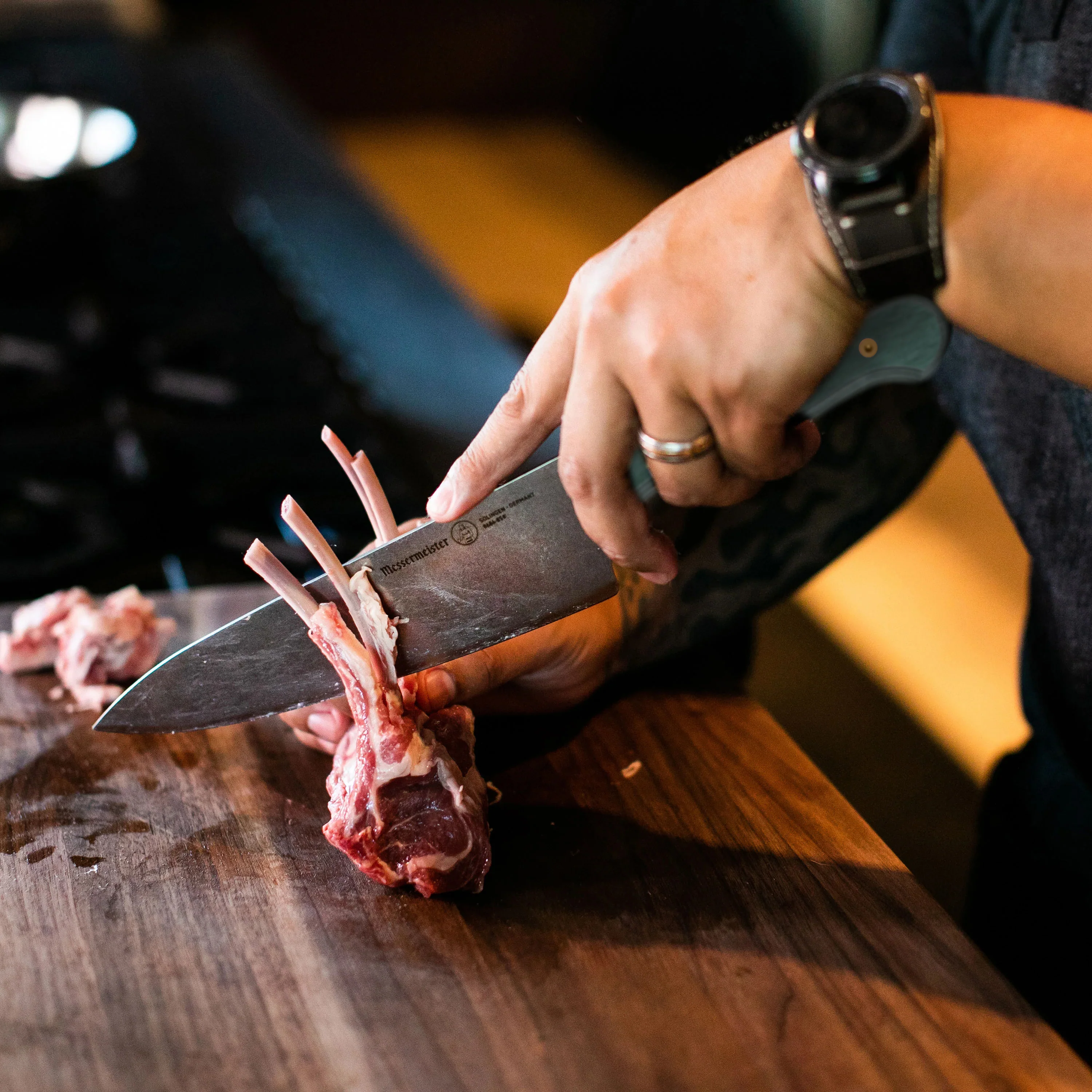 Messermeister Custom Indigo 8" Chef's Knife - Image 5