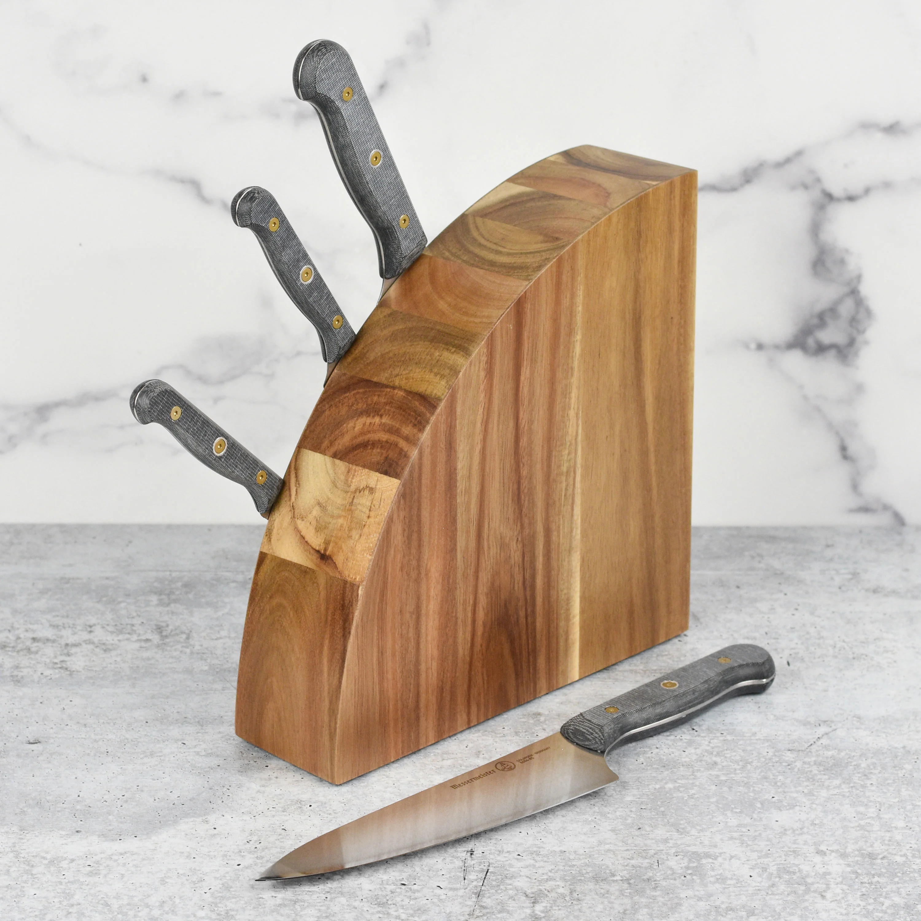 Messermeister Custom Micarta 5 Piece Knife Block Set - Image 3