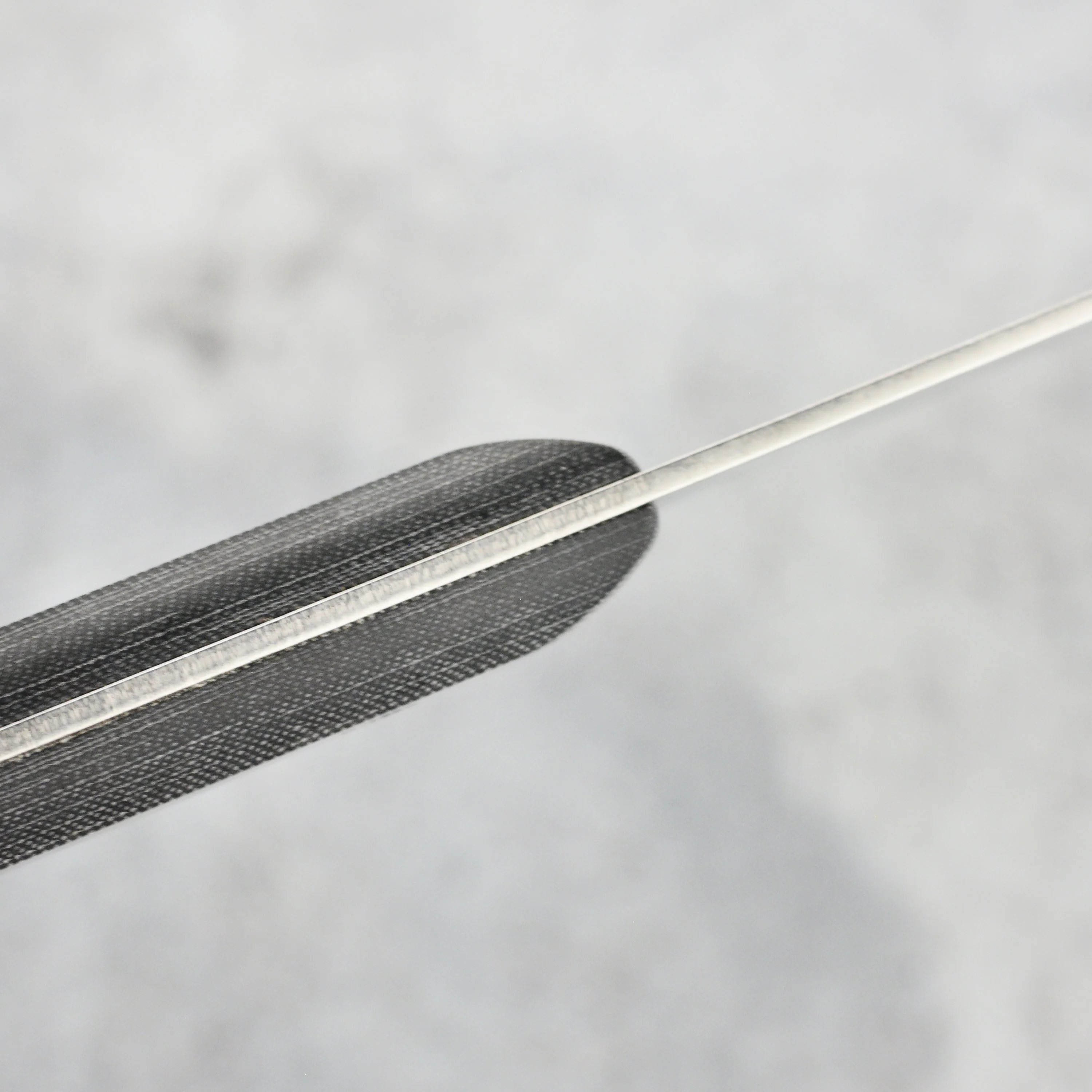 Messermeister Custom Micarta 7" Hollow Edge Santoku Knife - Image 3