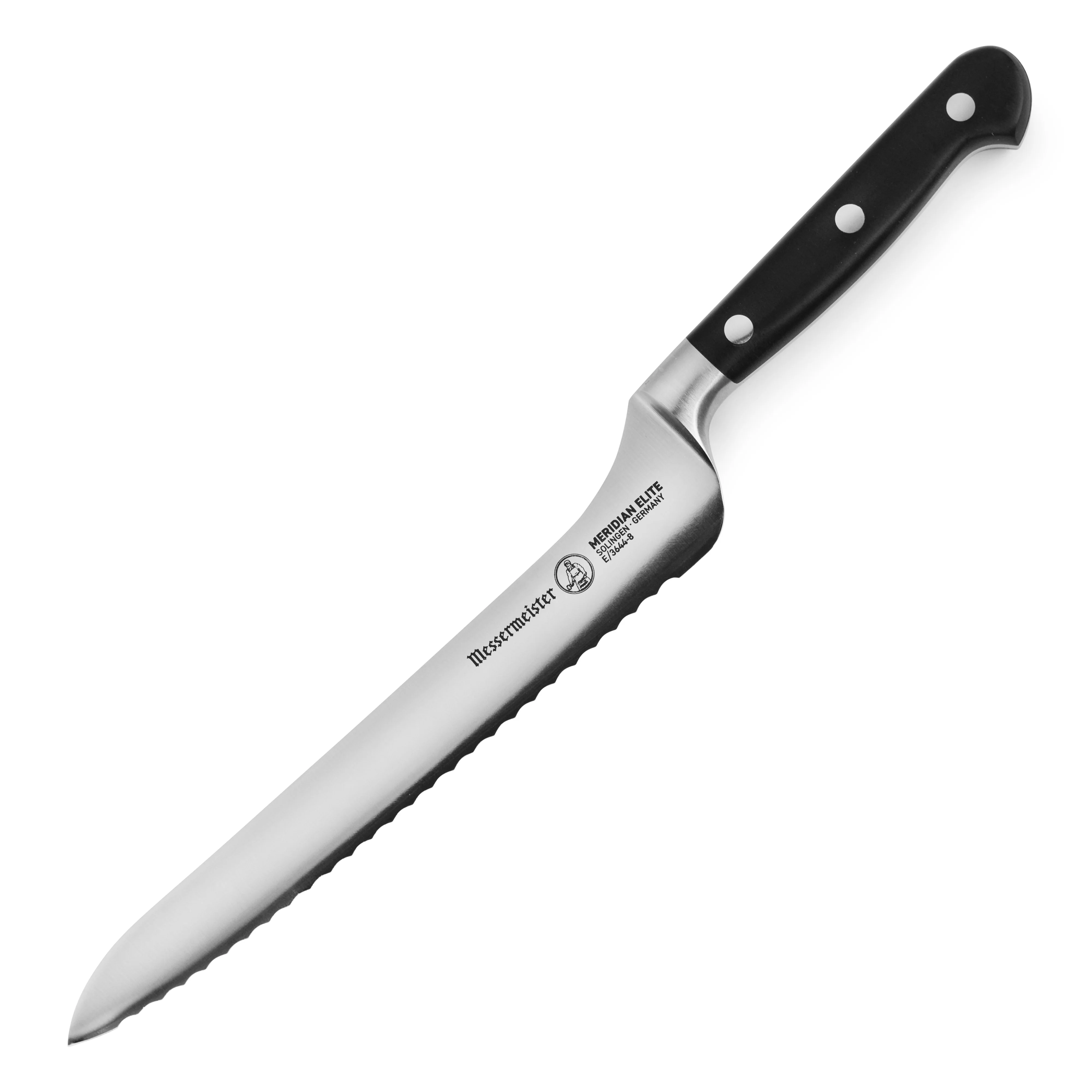 Messermeister Meridian Elite 8" Offset Bread Knife - Image 4