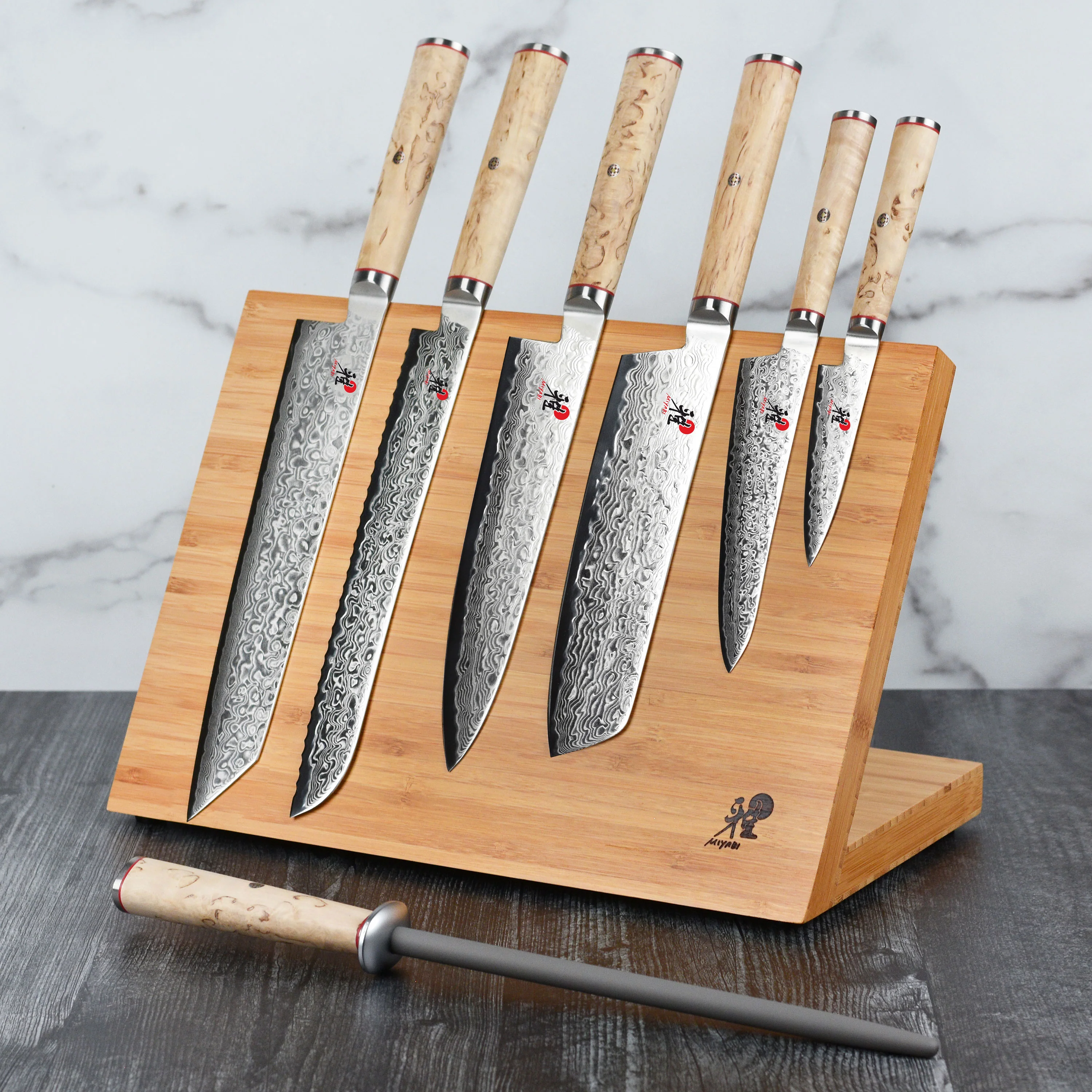 Miyabi Birchwood SG2 8 Piece Magnetic Easel Knife Set - Image 2