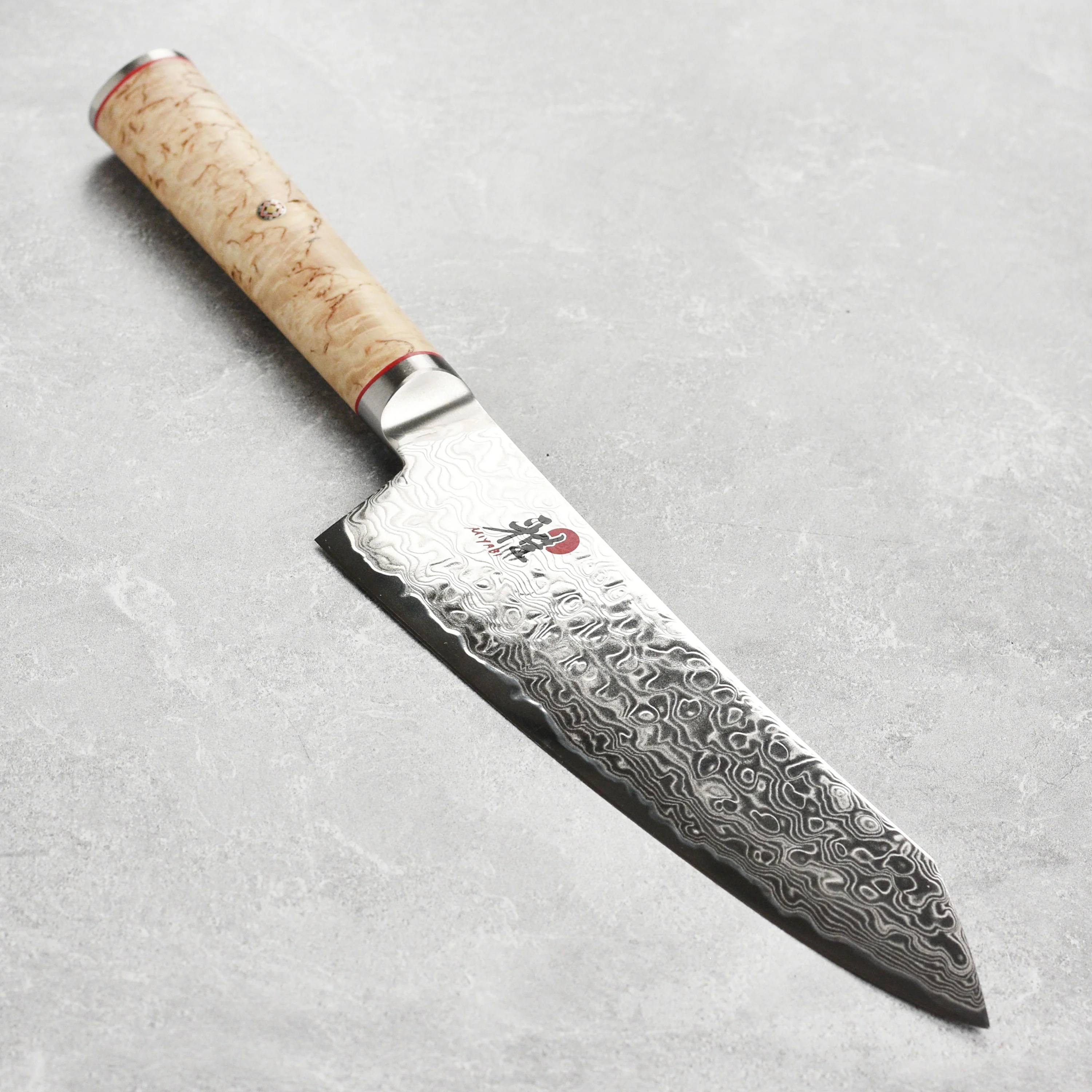 Miyabi Birchwood SG2 7" Rocking Santoku Knife