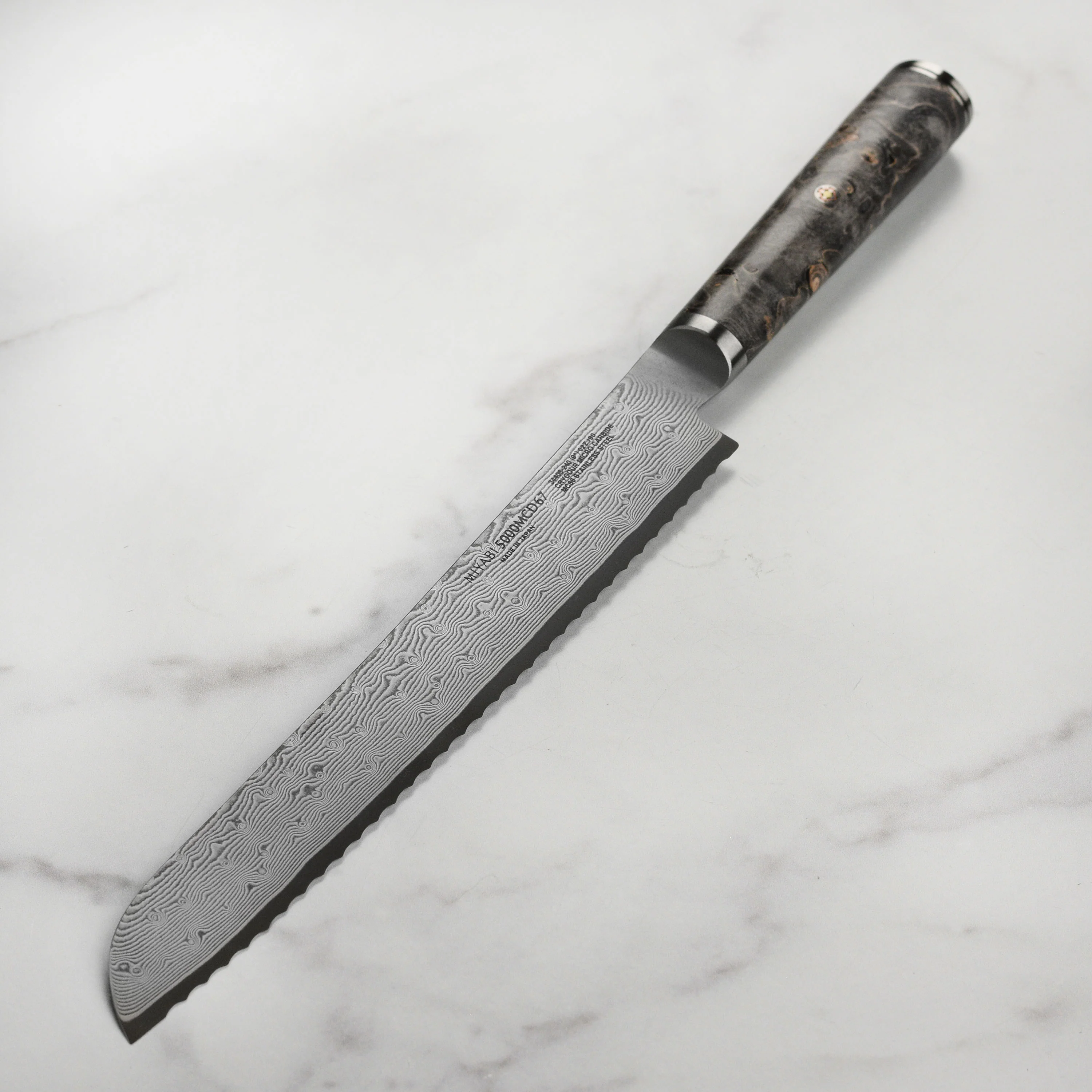 Miyabi Black 9" Bread Knife - Image 5