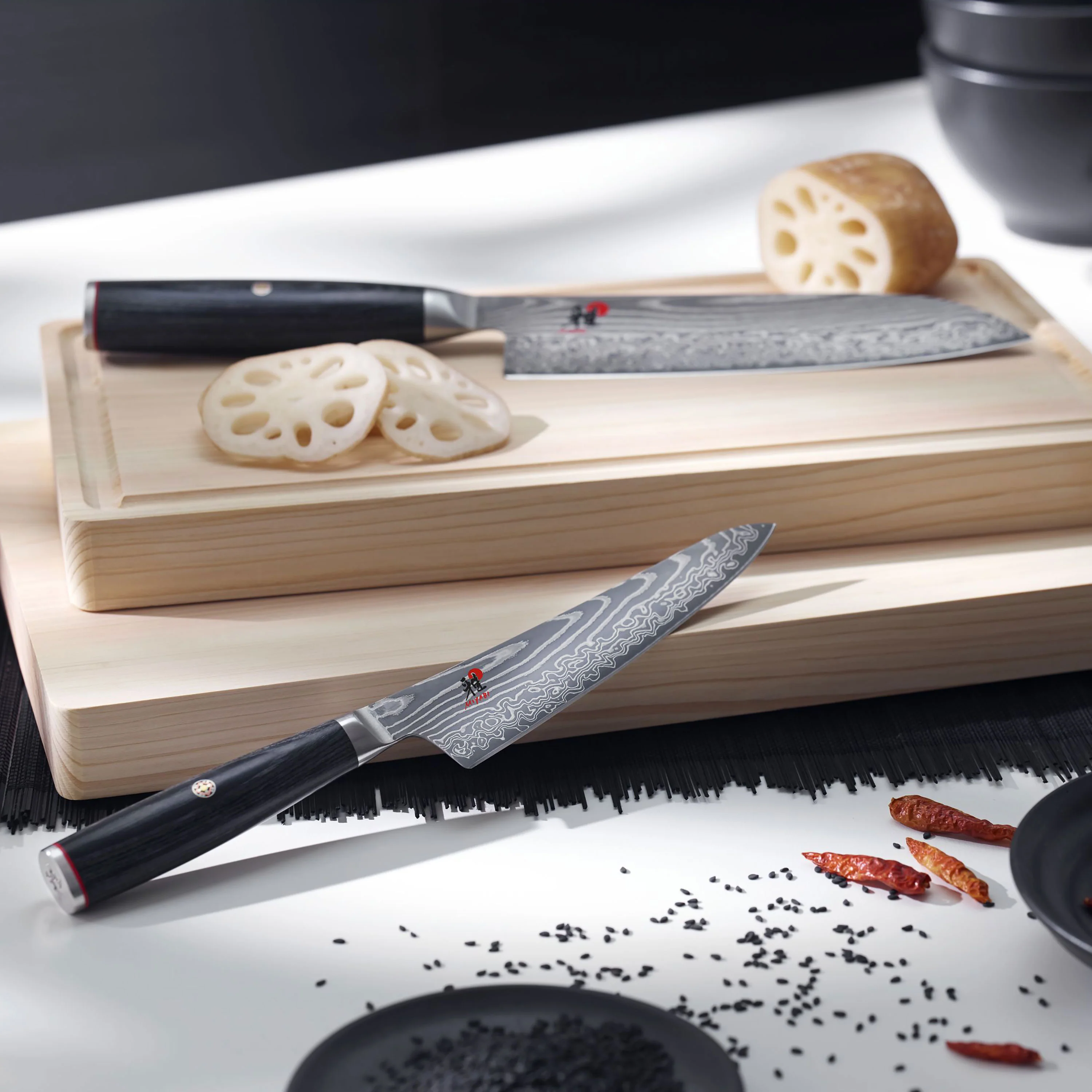 Miyabi Kaizen II 10 Piece Magnetic Easel Knife Block Set - Image 11