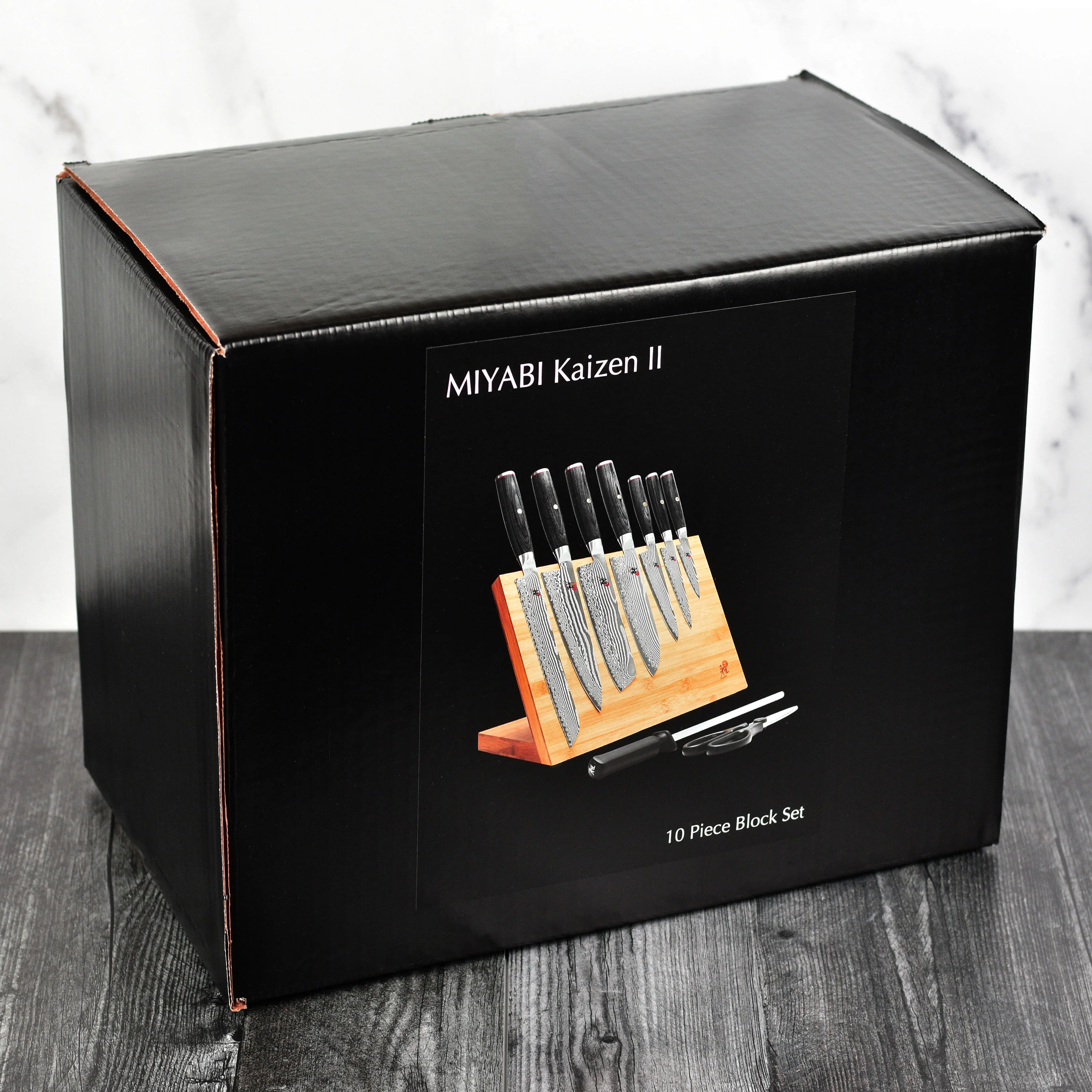 Miyabi Kaizen II 10 Piece Magnetic Easel Knife Block Set - Image 13