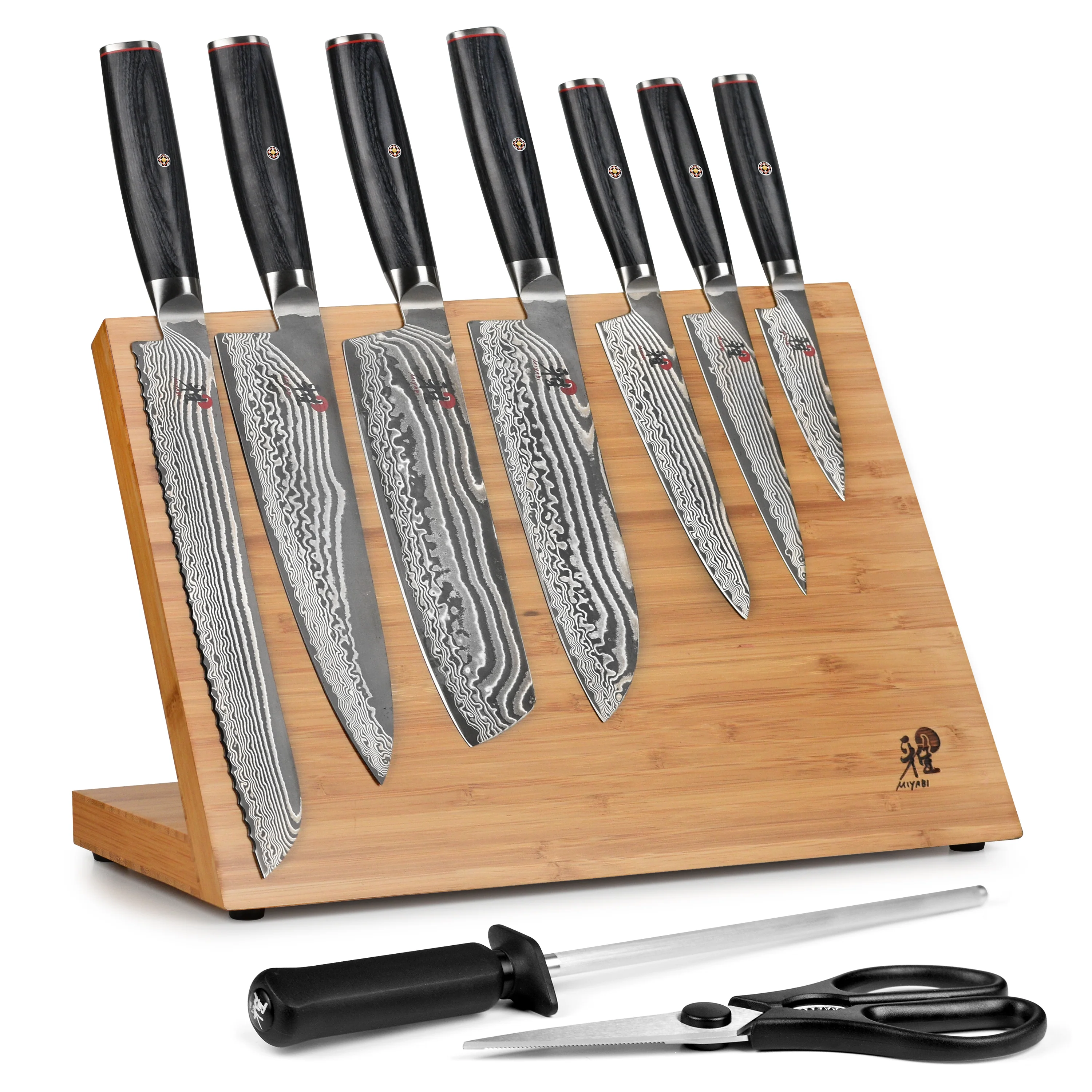 Miyabi Kaizen II 10 Piece Magnetic Easel Knife Block Set - Image 7