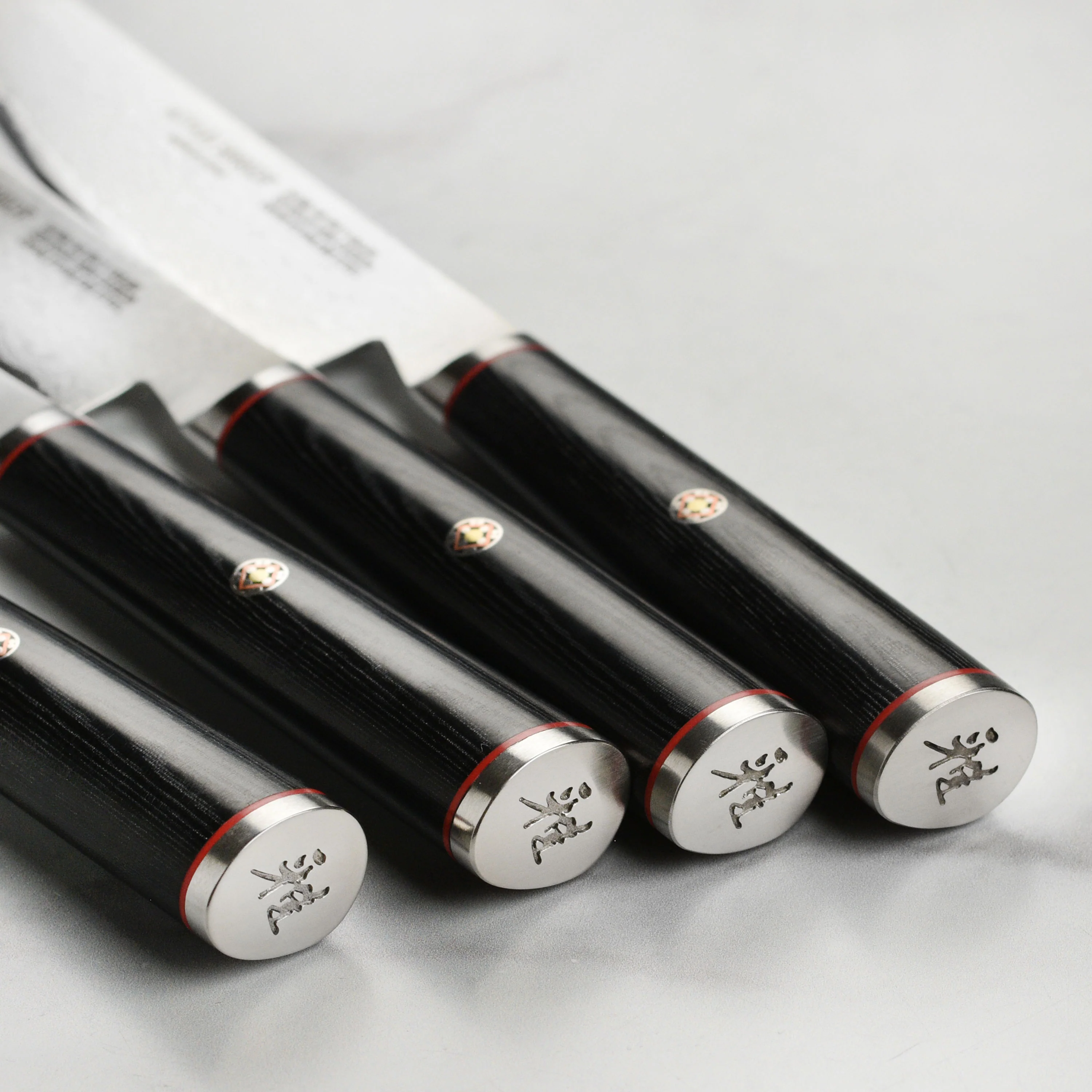 Miyabi Kaizen 4 Piece Steak Knife Set with Bamboo Case - Image 5