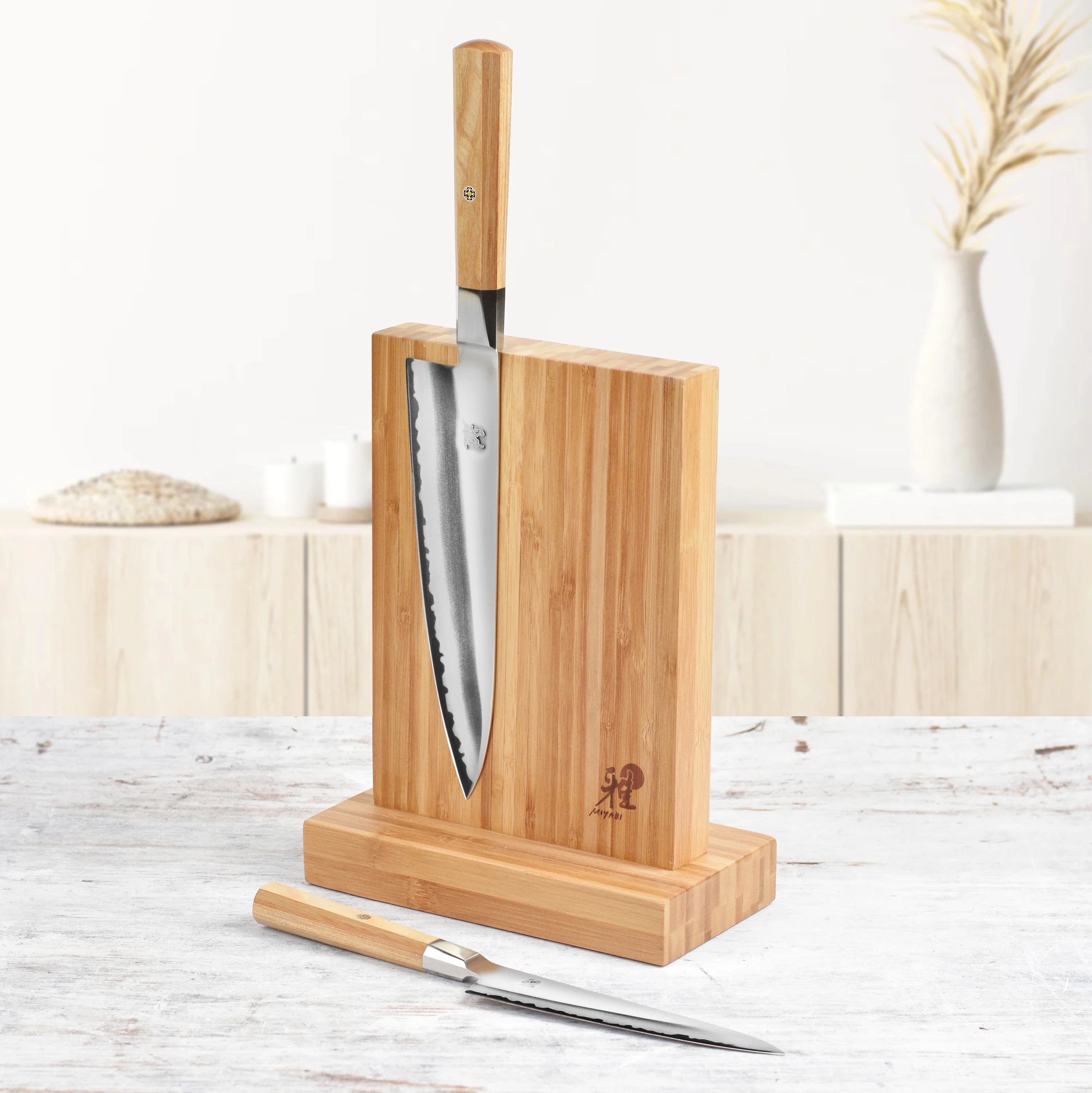 Miyabi Koya 3 Piece Magnetic Knife Stand Set - Image 2