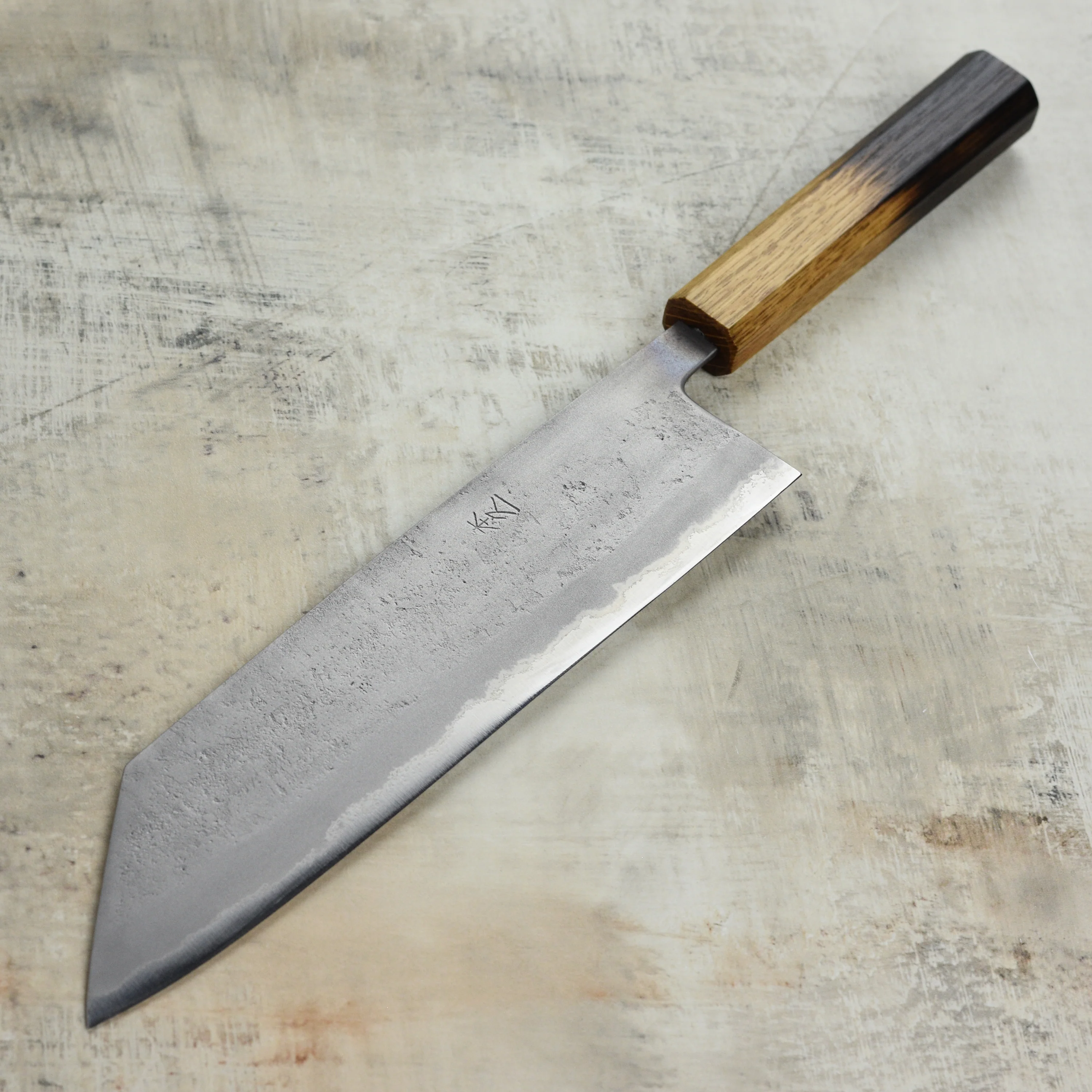 Motokyuuichi Aogami #2 Nashiji Stainless Clad 9.4" Kiritsuke - Image 6