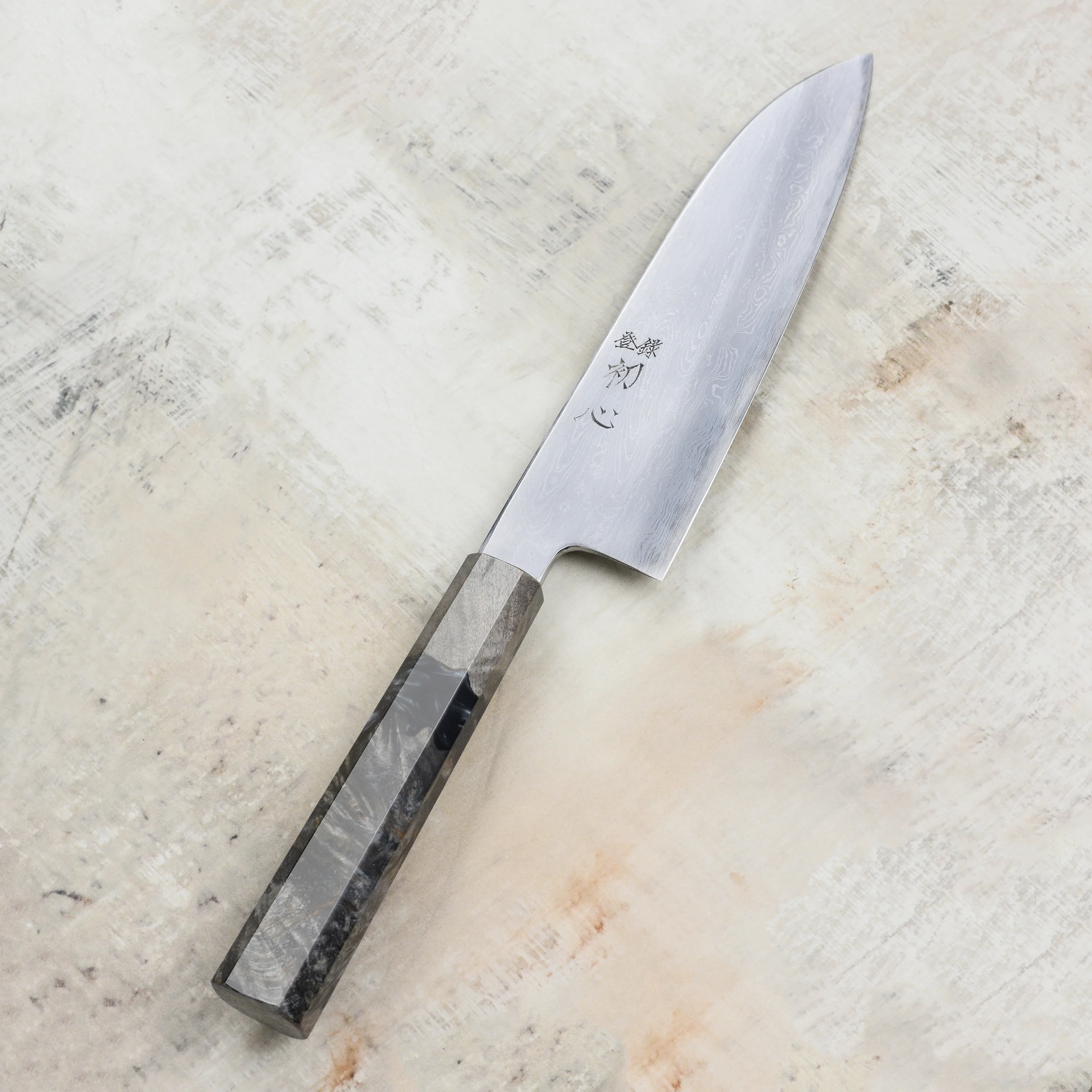 Nakagawa Aogami #1 Damascus 7" Santoku - Image 4
