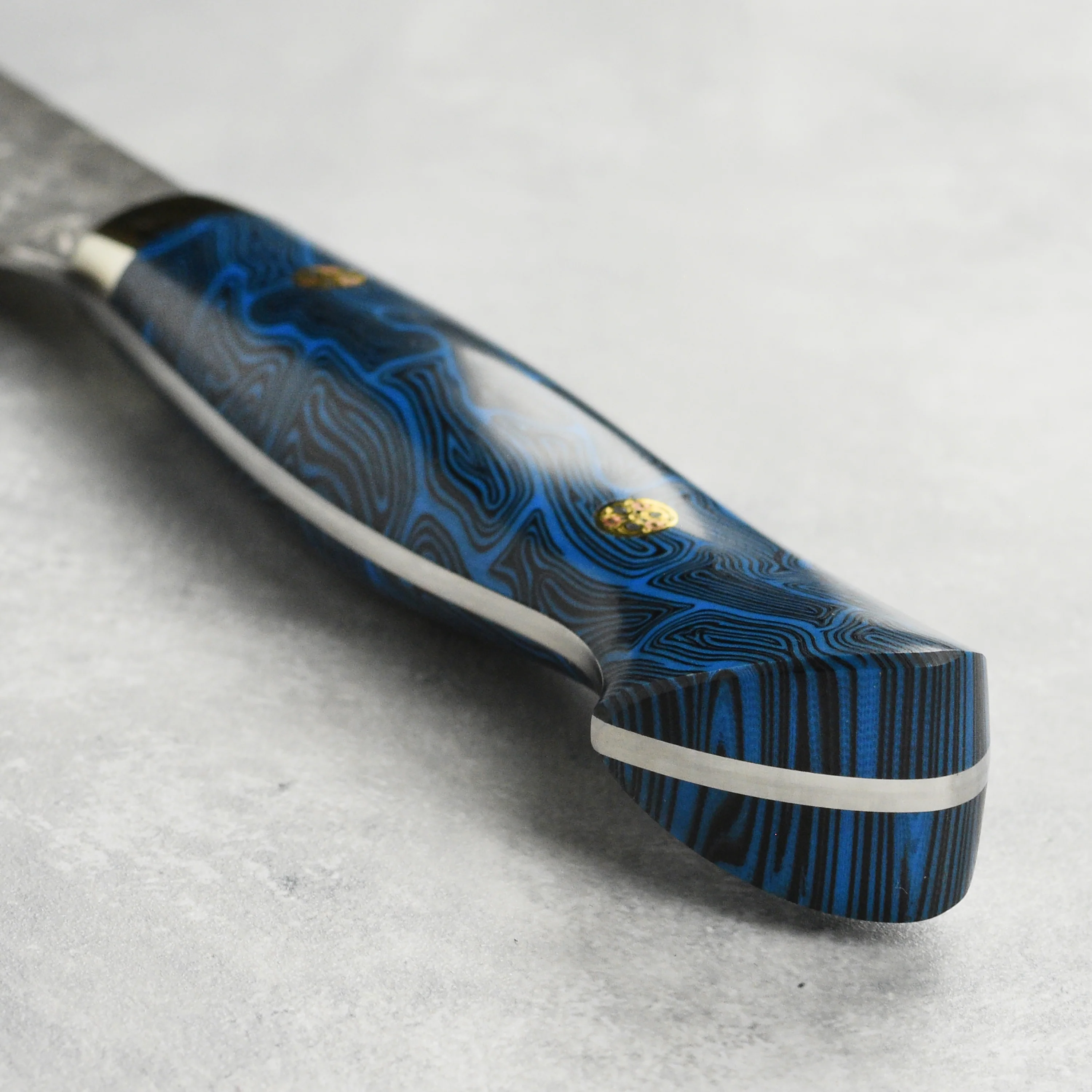 Nigara Anmon SG2 Damascus 8.25" Gyuto with G10 Handle - Image 2