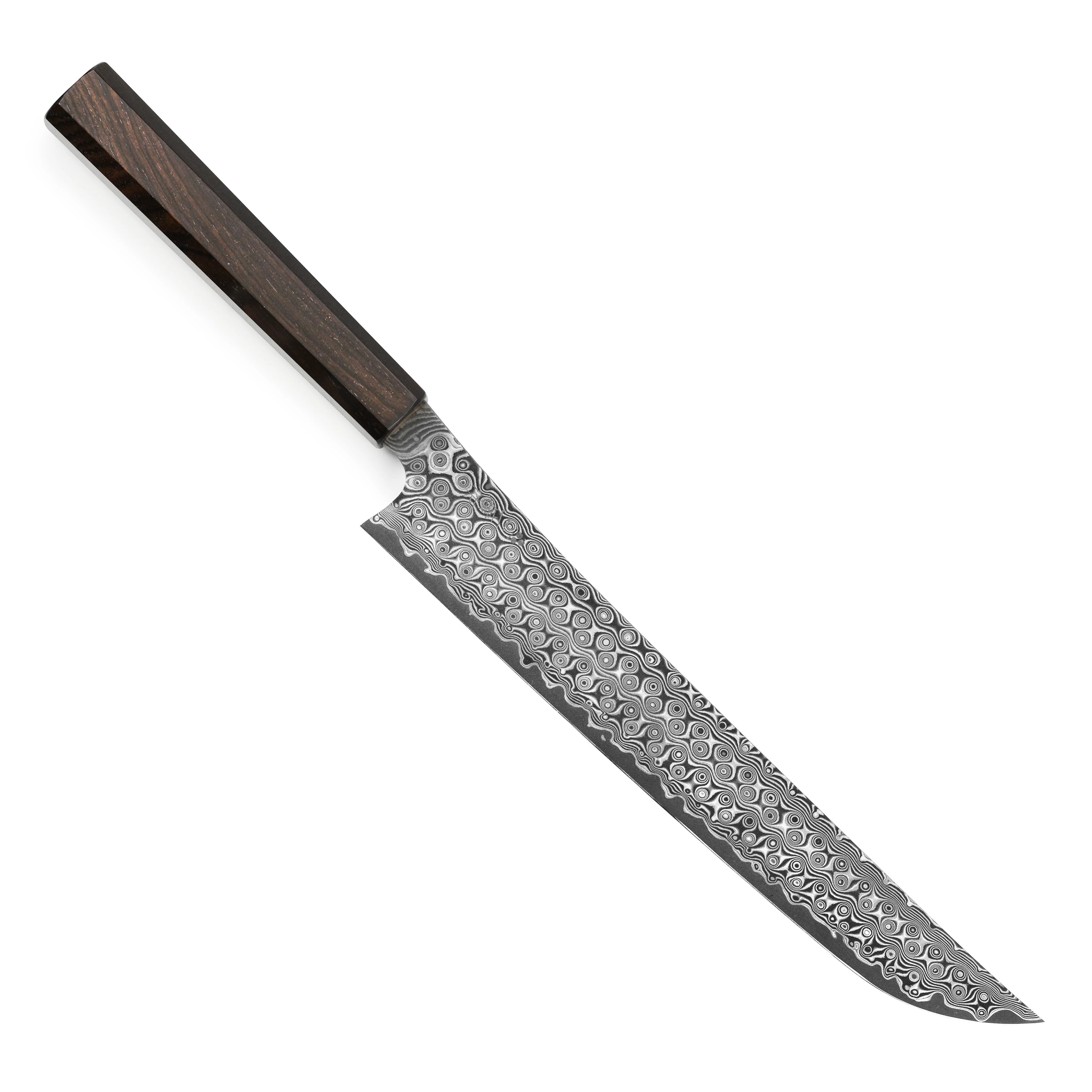 Nigara Anmon SG2 Damascus 10.6" Sakimaru Sujihiki - Image 4